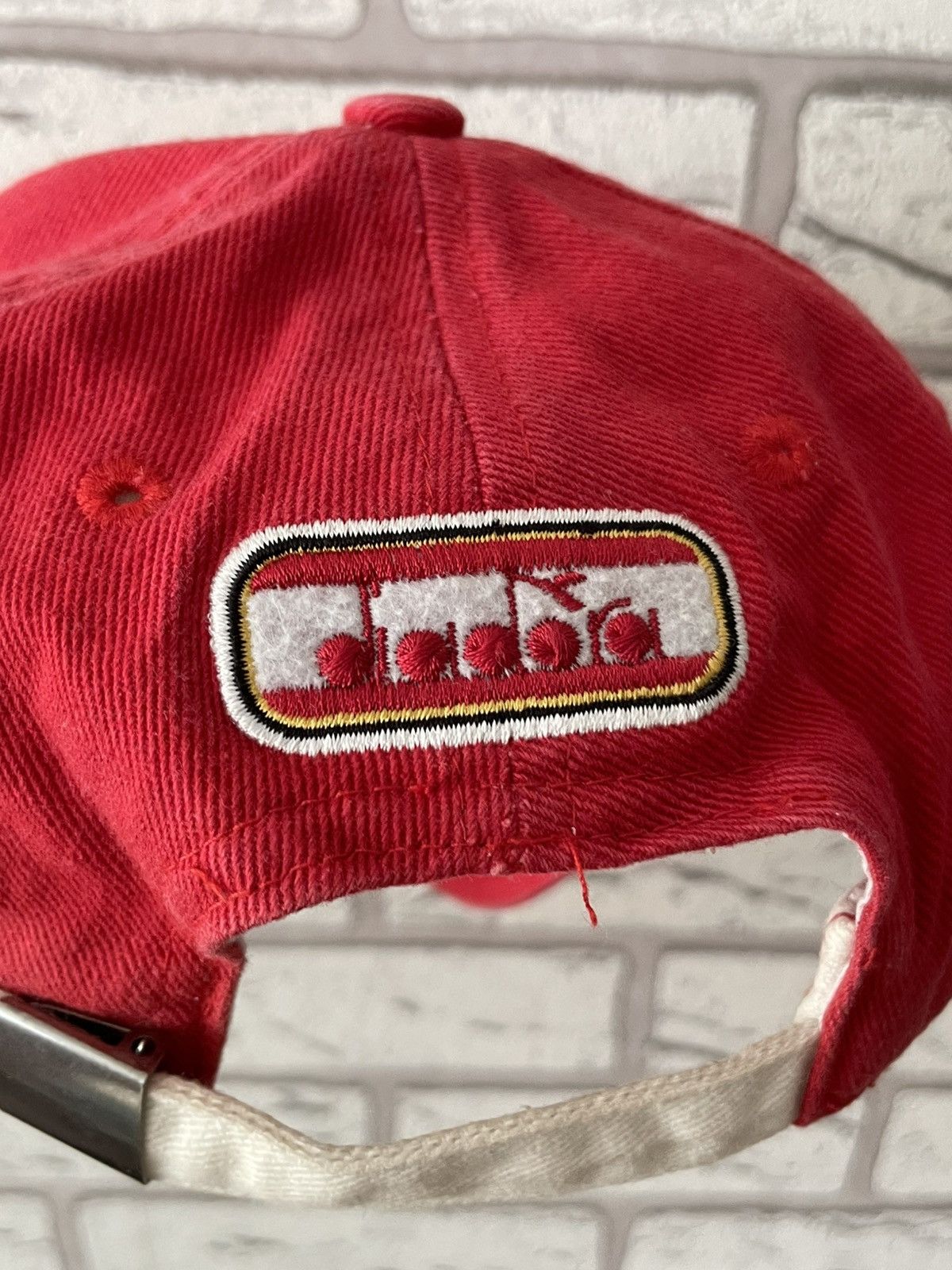 Formula 1 × Vintage RARE 90s Ayrton Senna Vintage Diadora Hat Cap Y2K F1 Hype Size ONE SIZE - 8 Thumbnail