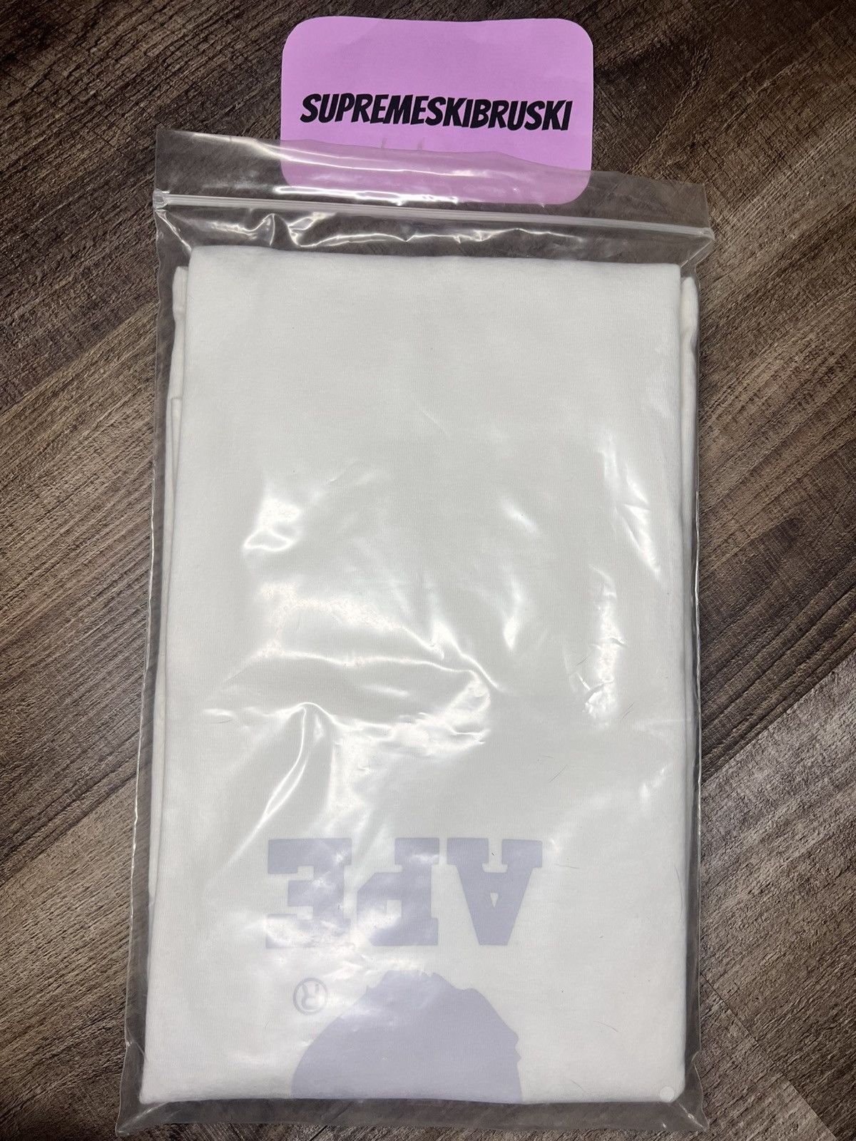 Bape × JJJJound BAPE X JJJJOUND COLLEGE TEE MENS WHITE SIZE XXXL Size US XXL / EU 58 / 5 - 4 Thumbnail