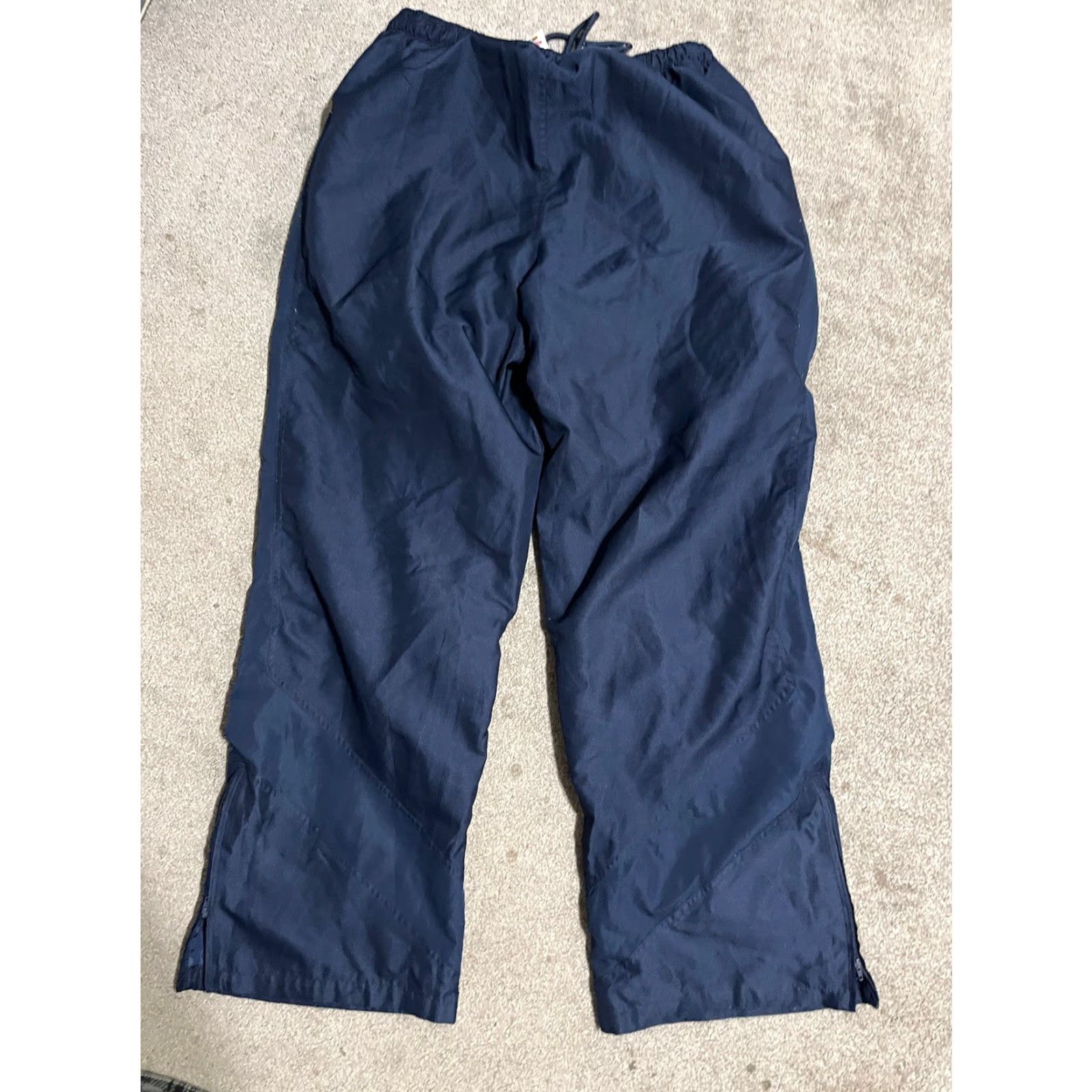 Reebok VINTAGE Reebok Pants XL Tapered Lightweight Windbreaker Style Track Pants Navy Blue Blue Size US 36 / EU 52 - 3 Thumbnail