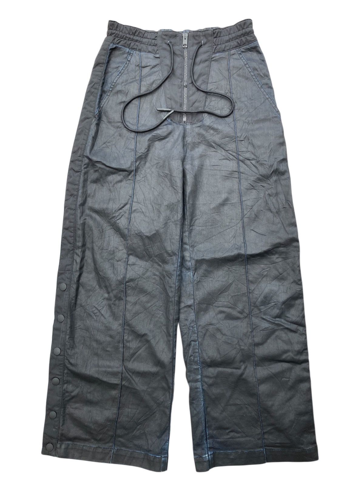 Diesel Diesel Black Cowhide Leather Baggy Pants Size US 28 / EU 44 - 1 Thumbnail