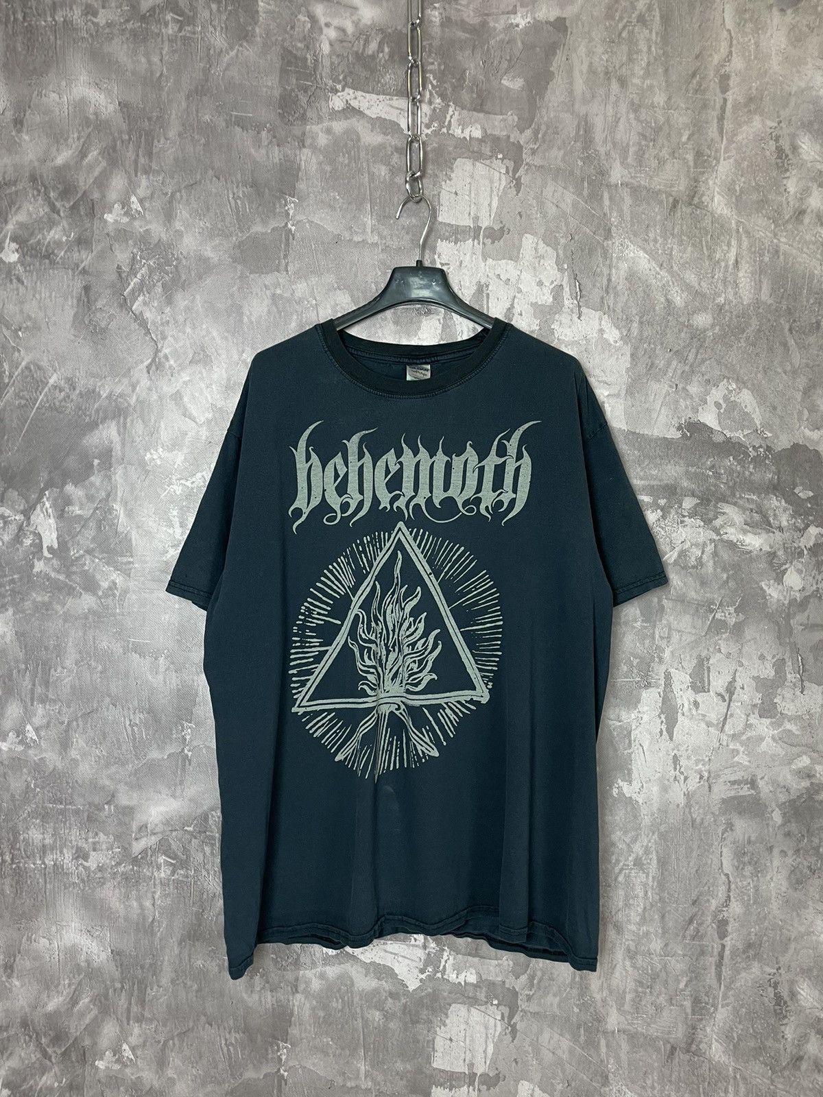 Band Tees × Vintage 90s behemoth full graphic metal band tour black T-shirt Size US XL / EU 56 / 4 - 1 Thumbnail