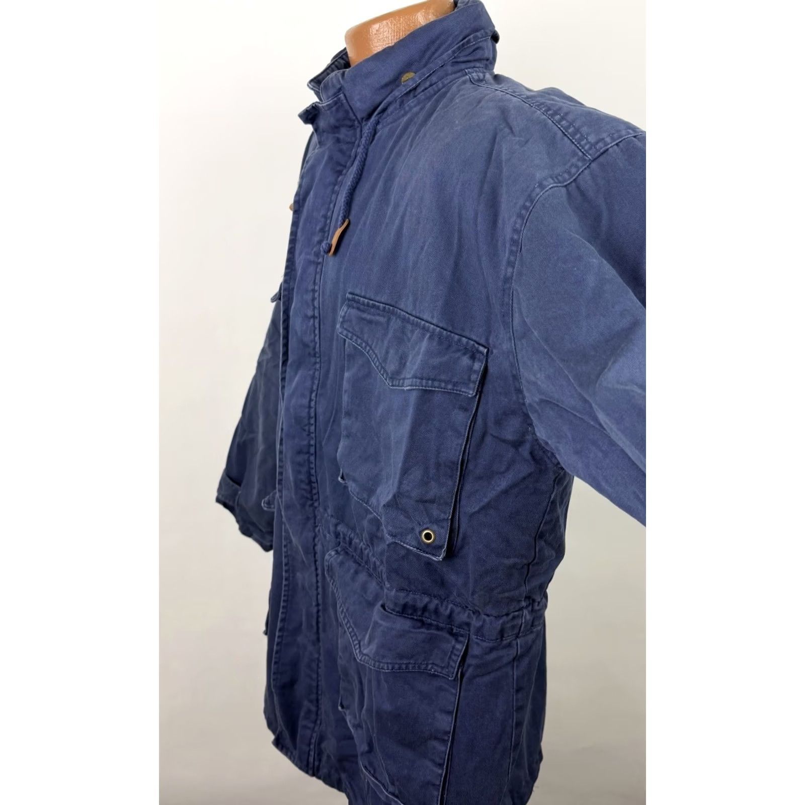 Vintage VINTAGE Benchline Parka Jacket Mens M Navy Plaid Lined Full Zip Hooded Insulated Pockets 90s Retro 80s Casual Size US M / EU 48-50 / 2 - 7 Thumbnail