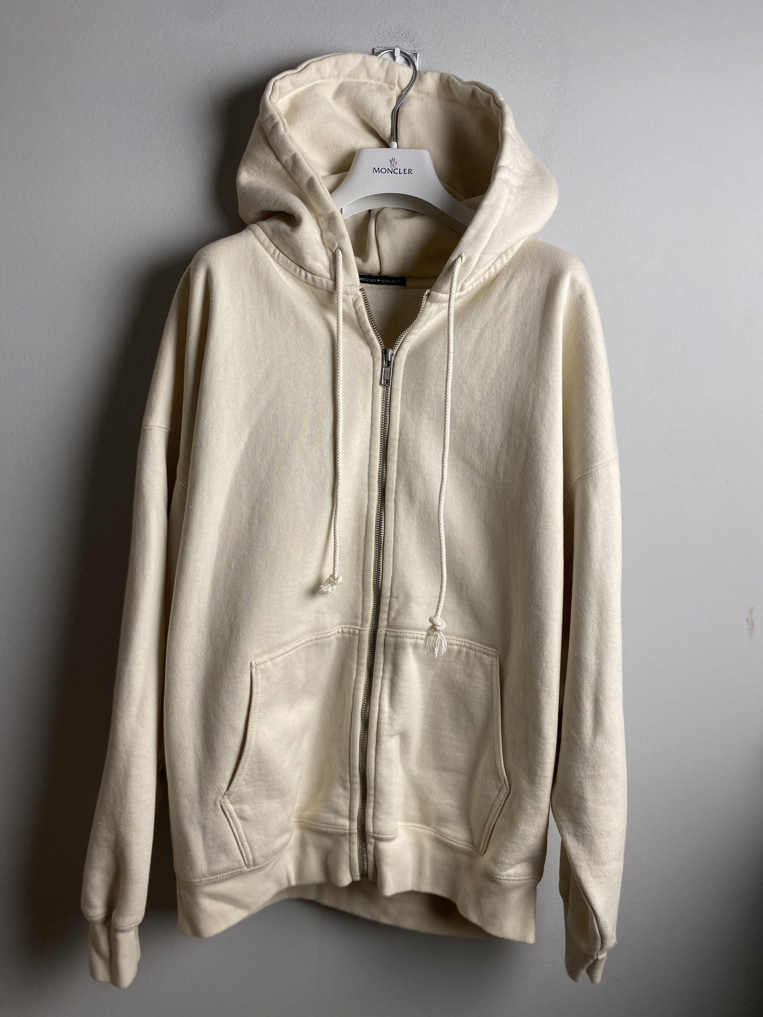 Other Brandy Melville thick zip-up hoodie boxy oversize Size US XL / EU 56 / 4 - 1 Thumbnail