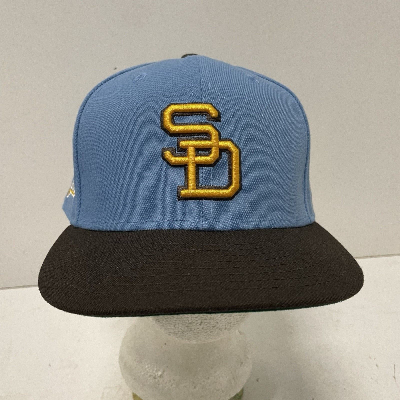 New Era New Era MLB San Diego Padres Sky Blue 59FIFTY Fitted Hat Cap Size ONE SIZE - 3 Thumbnail