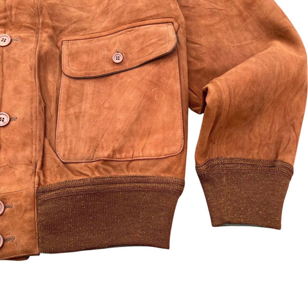Vintage 70s Schiatti Deer Leather Reversible Jacket Size US M / EU 48-50 / 2 - 16 Thumbnail