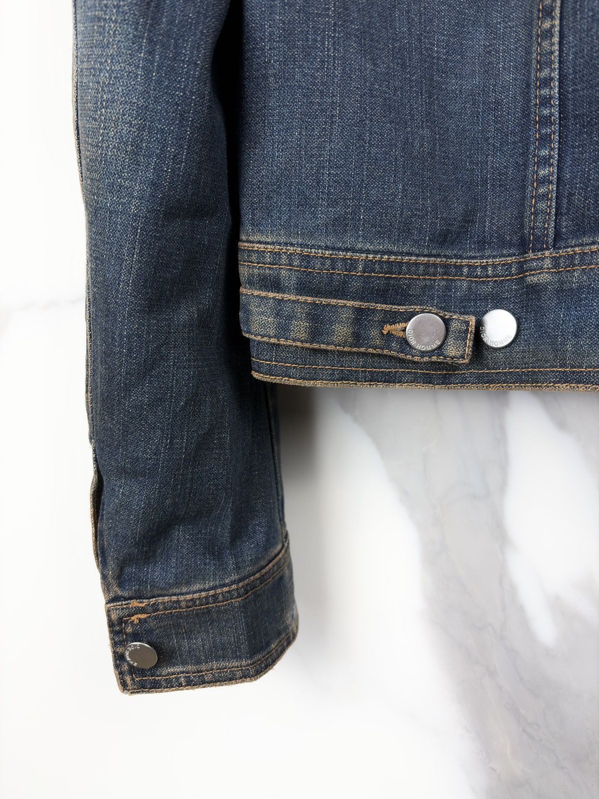 Dior × Hedi Slimane SS05 Dior Homme Beck Rust Orange Overdye Denim Jacket Size US S / EU 44-46 / 1 - 6 Thumbnail