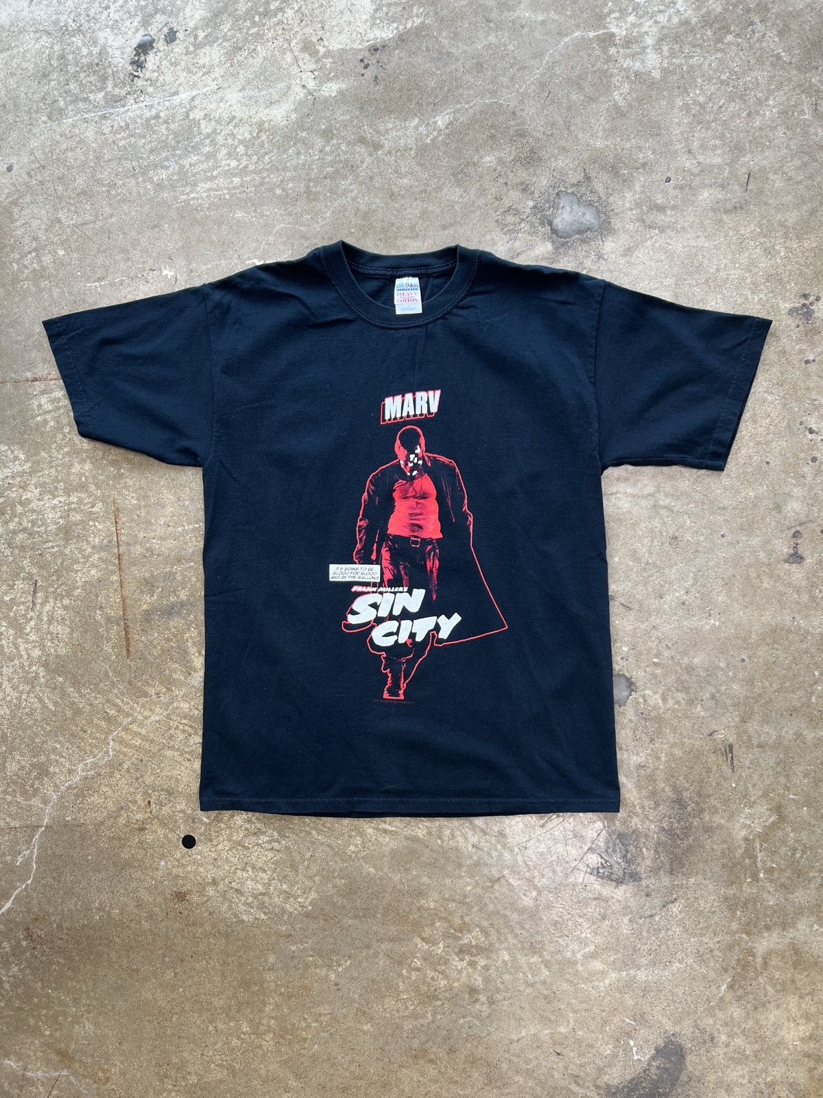 Vintage Vintage 2005 Sin City Marv Movie Tee Large Size US L / EU 52-54 / 3 - 2 Thumbnail