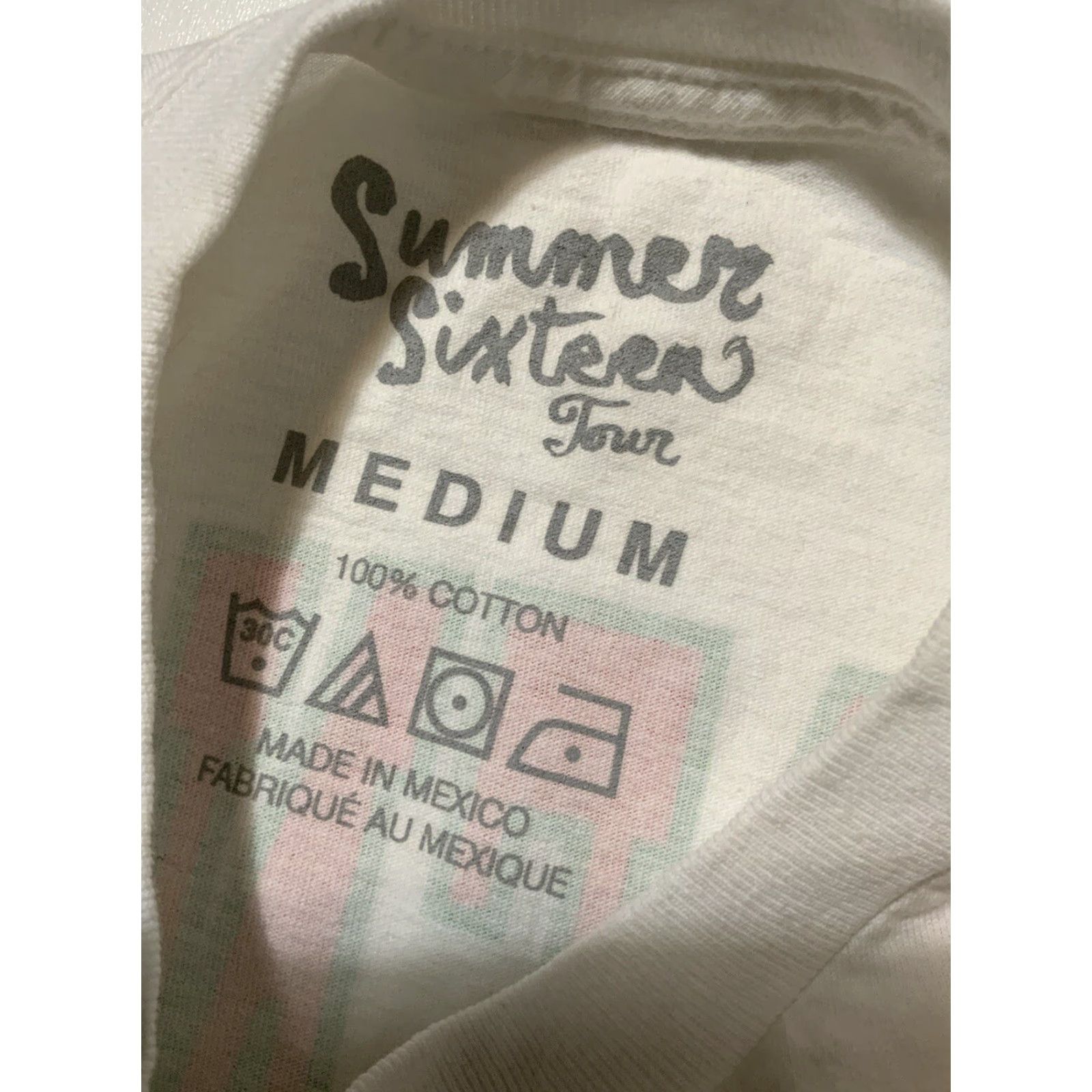 Vintage Drake Summer Sixteen One Dance Strength N Guidance Tour Merch T-Shirt Sz. M White Mens Size US M / EU 48-50 / 2 - 6 Thumbnail