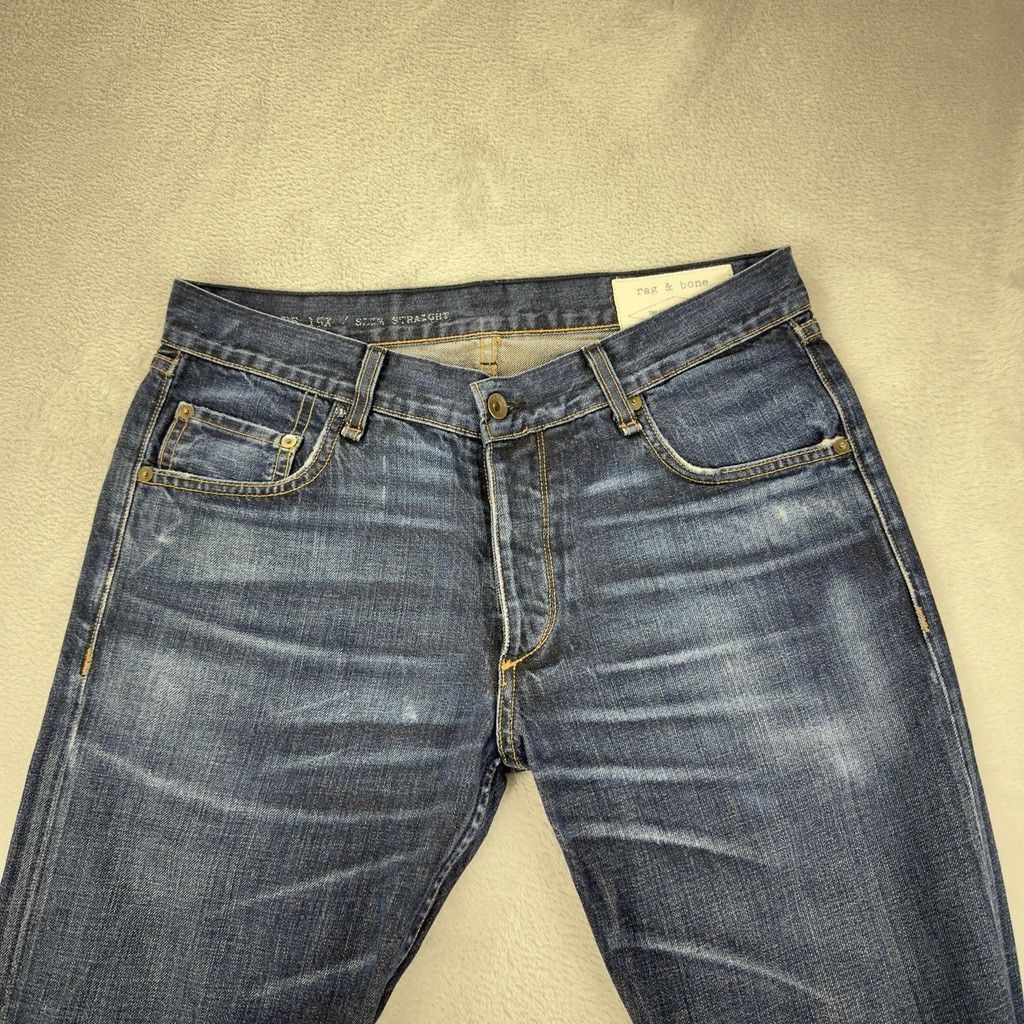 Rag & Bone Rag Bone RB15x Slim Straight Men's Sz 32 W X 26 L Zipper Fly Size US 32 / EU 48 - 3 Thumbnail