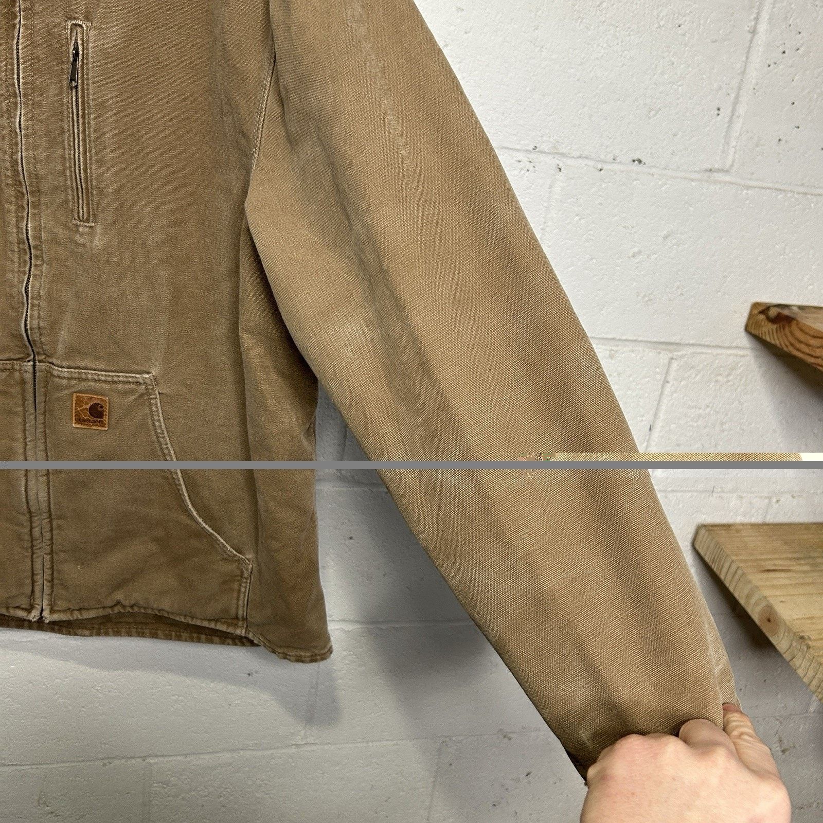 Carhartt Vintage Carhartt Sherpa-Lined Muskegon “Frontier Brown” Size US L / EU 52-54 / 3 - 7 Thumbnail