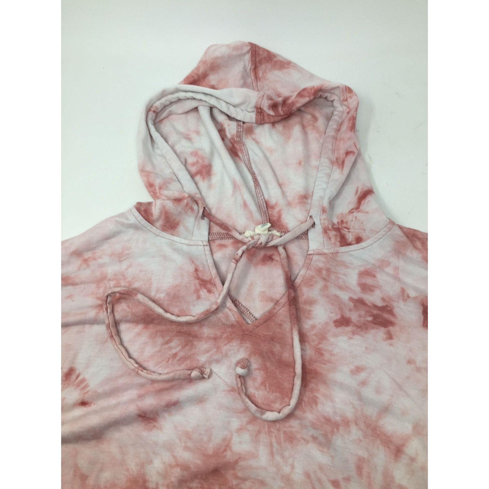 Other Como Blu Womens Size 2X Pink Tie Dyed Hoodie that ties in th Size XXL / US 16-18 / IT 52-54 - 3 Thumbnail