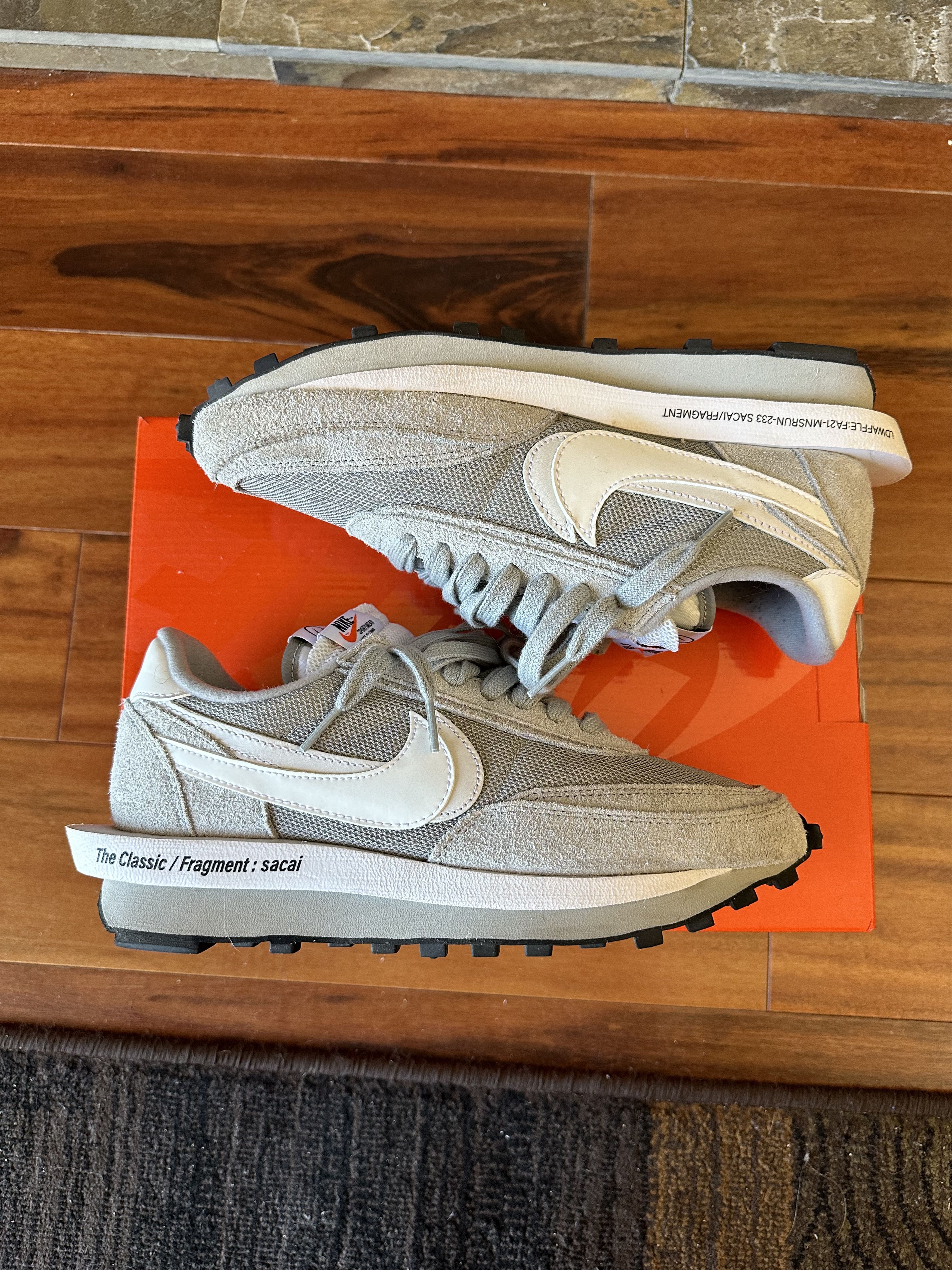 Fragment Design × Nike × Sacai Nike Sacai Fragment LD Waffle Grey Size US 8.5 / EU 41-42 - 3 Thumbnail