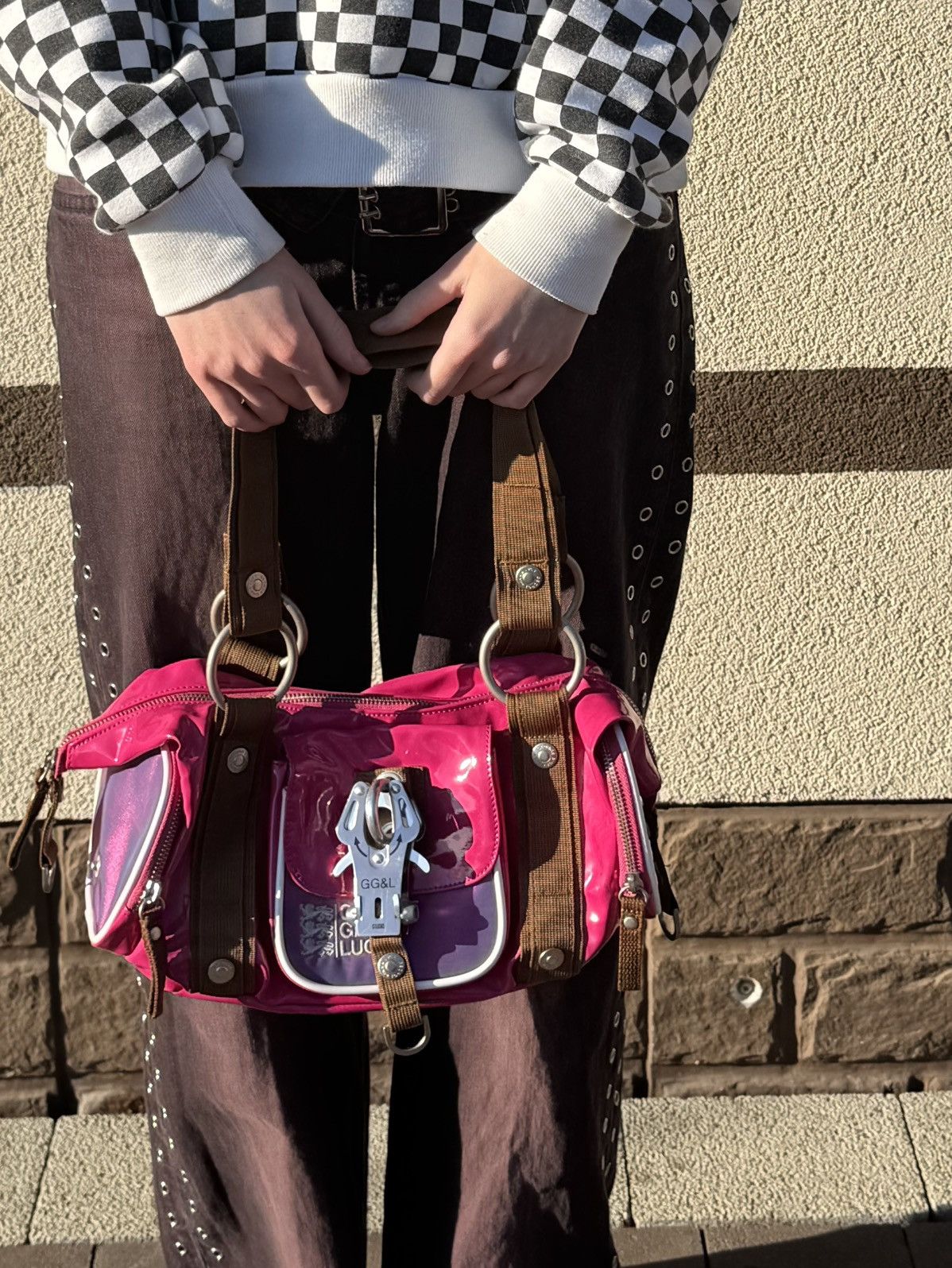 George Gina & Lucy Vintage 2010 Senorita Medelin Shoulder Punk Purple Bag Size ONE SIZE - 4 Thumbnail