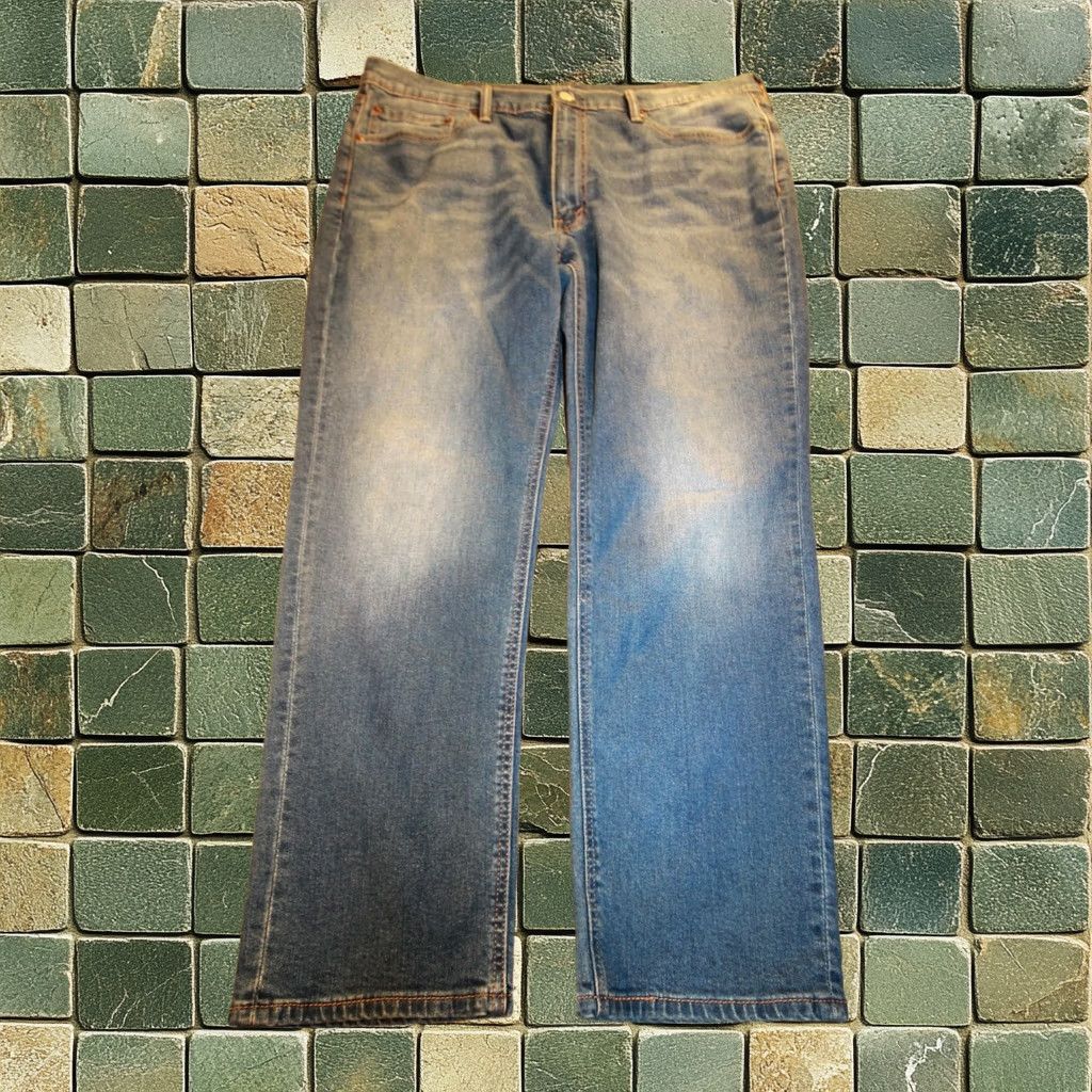 Levi's 541 Jeans Mens 38x30 Blue Medium Wash Athletic Tapered Denim Pants Casual, Men's