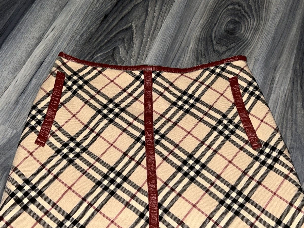 Burberry Burberry Blue Label Nova Check Wool Skirt size 36 Size 25" / US 0 / IT 36 - 2 Thumbnail