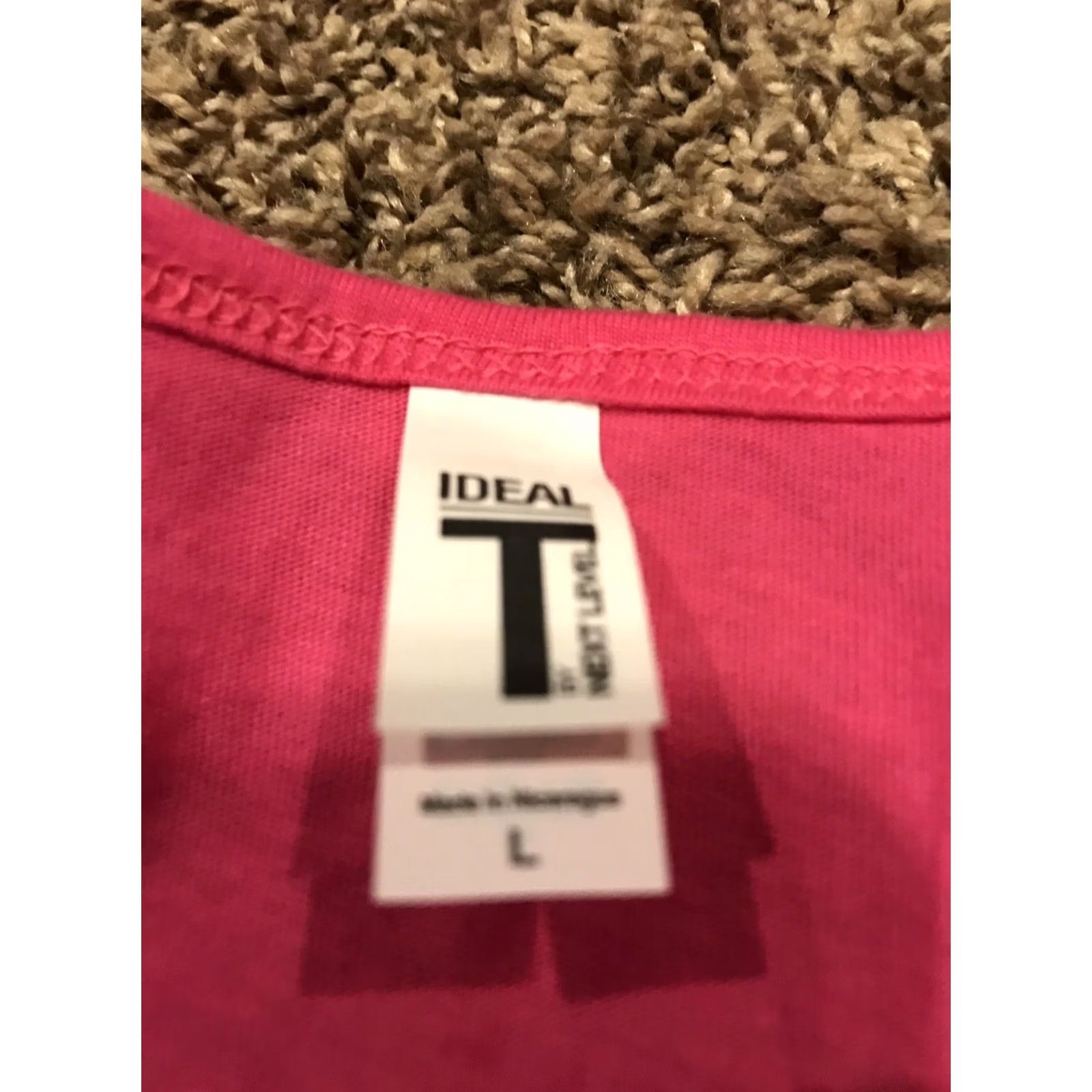 Next Level Next Level Tank Women Wedding Pink L Cotton Blend Sleeveless Scoop Neck Basic Casual Size L / US 10 / IT 46 - 2 Thumbnail