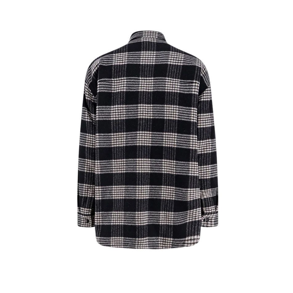 Celine CELINE $2450 NOIR/CRAIE Wool Overshirt Jacket New & Authenti Size US M / EU 48-50 / 2 - 2 Thumbnail