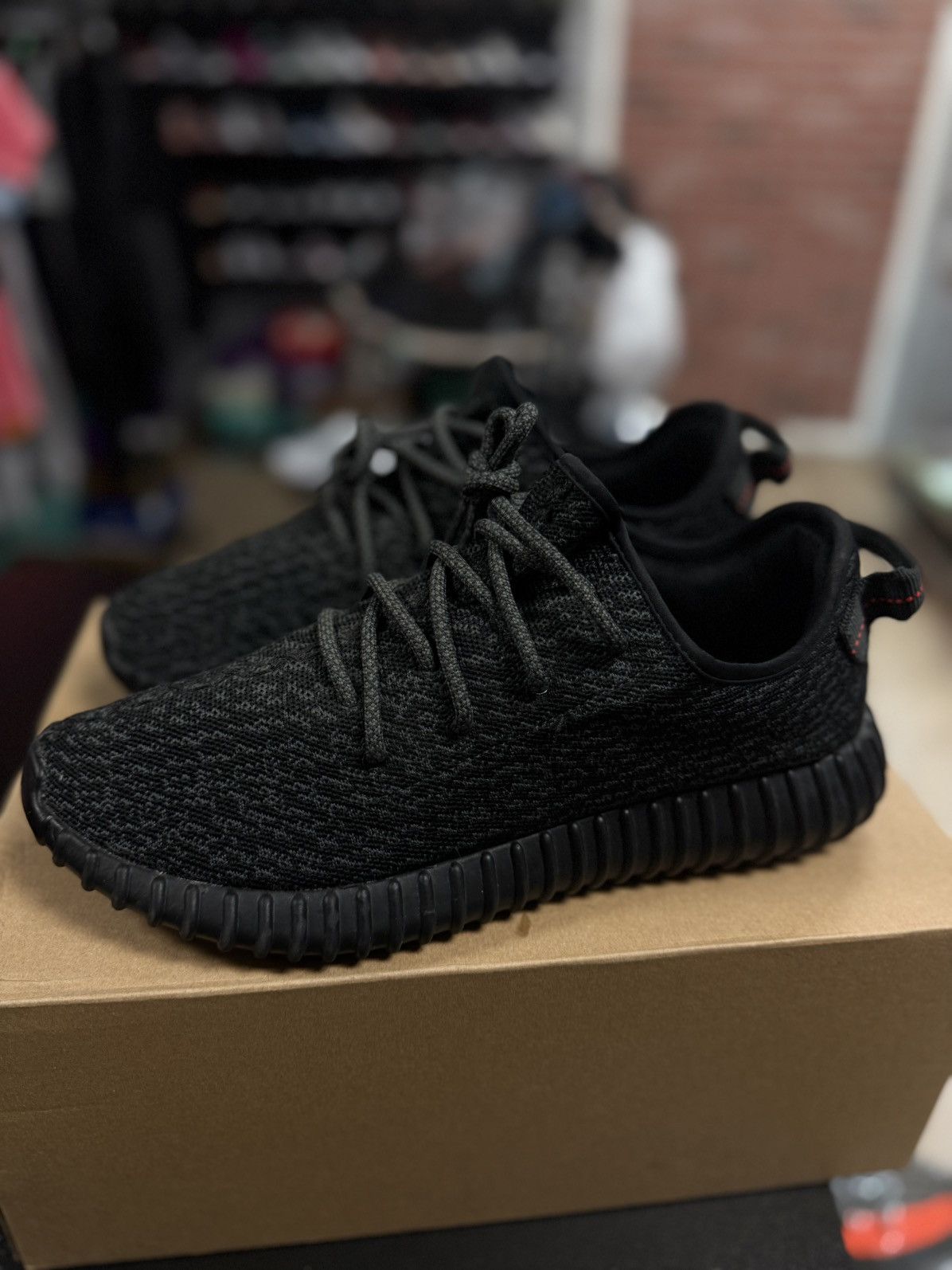 Adidas × Yeezy Yeezy 350 OG Original Pirate Black Size 10 (BB5350) Size US 10 / EU 43 - 4 Thumbnail