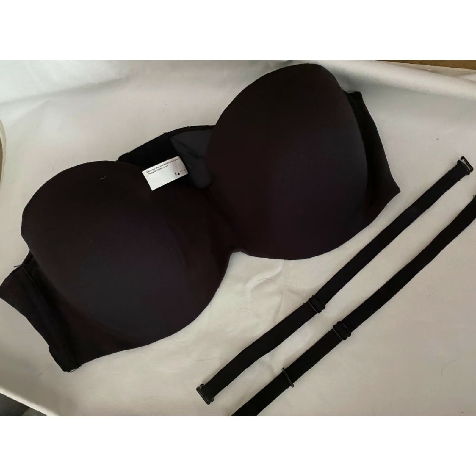 Vintage Maidenform Bra Black 40C Full Coverage Convertible Push Up Underwire Women 5032 N/A Size ONE SIZE - 4 Thumbnail