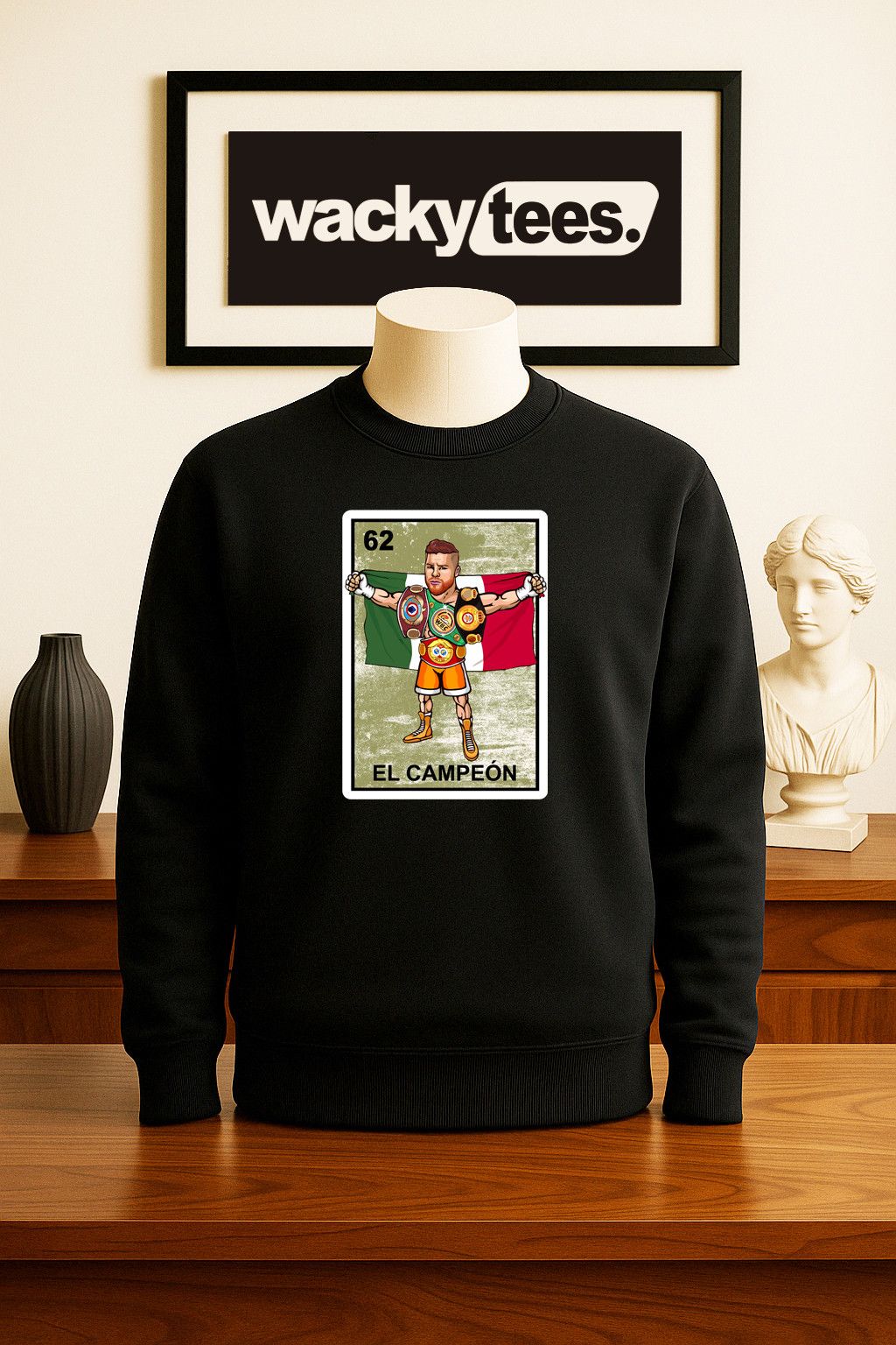 Other El Campeon Canelo Alvarez Champion Loteria Graphic Tee Shirt Size US L / EU 52-54 / 3 - 3 Thumbnail