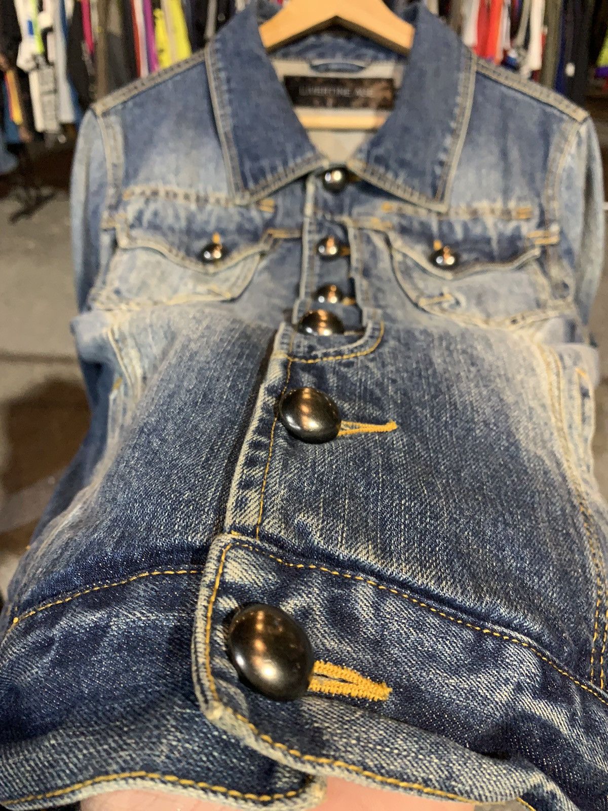 Japanese Brand Livertine Age Denim Jacket Size US M / EU 48-50 / 2 - 4 Thumbnail