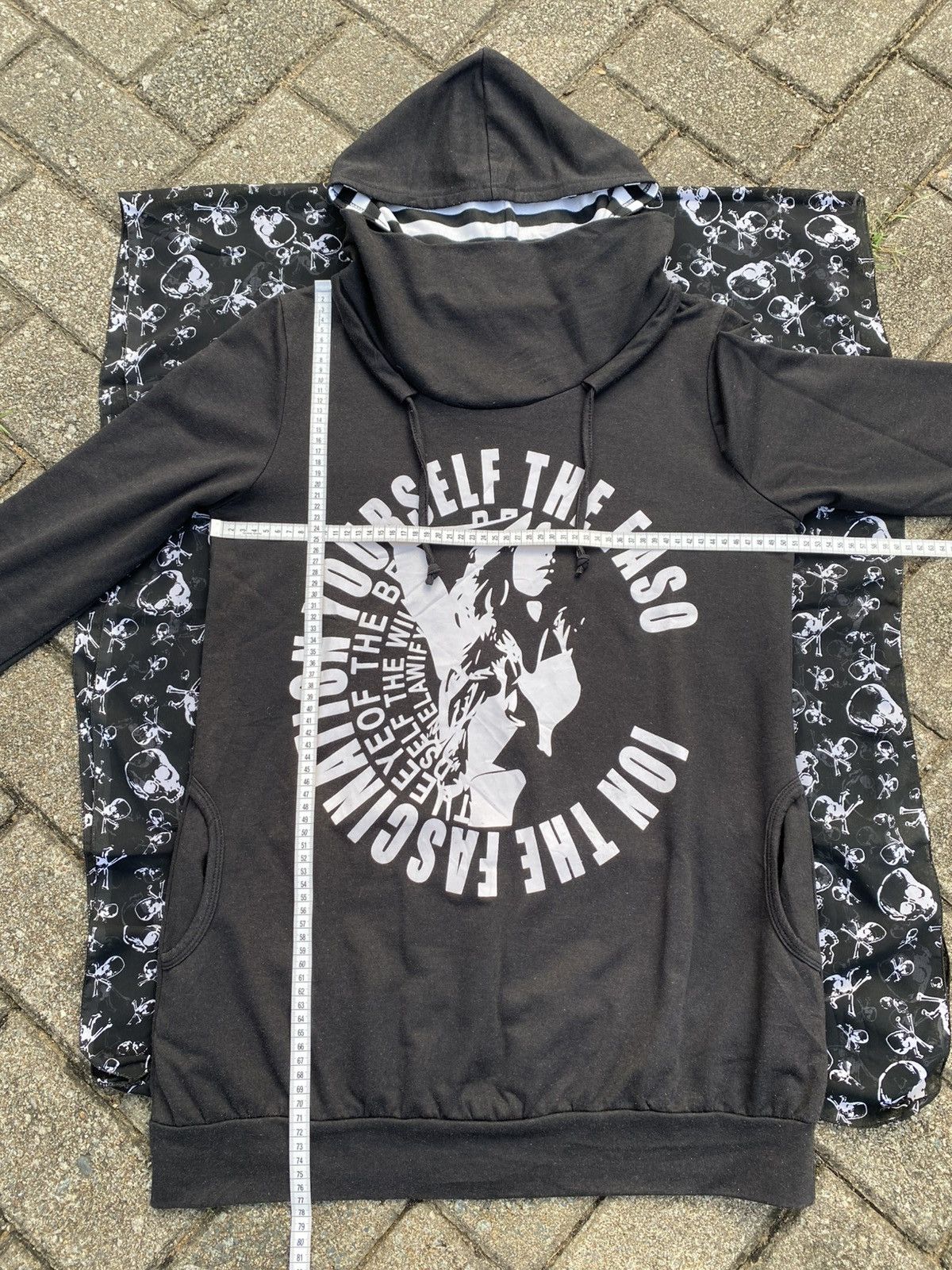 Japanese Brand Unknown Japanese Hoodie Women Graphic Poem Style Size L / US 10 / IT 46 - 18 Thumbnail