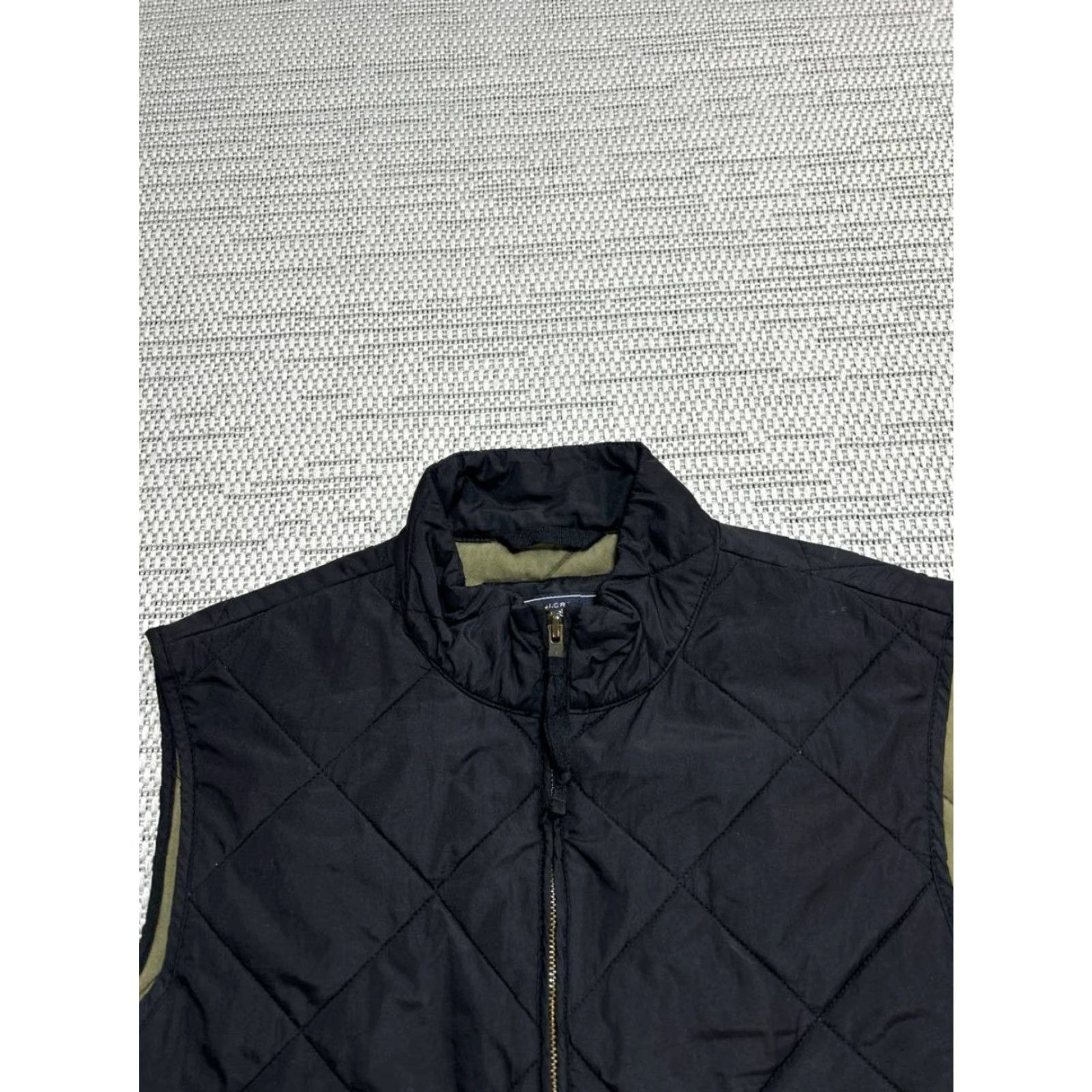 J.Crew J. Crew Quilted Walker Vest Mens M Black Outerwear Insulated Full Zip Winter Short Jacket/Coat Casual Size US M / EU 48-50 / 2 - 3 Thumbnail