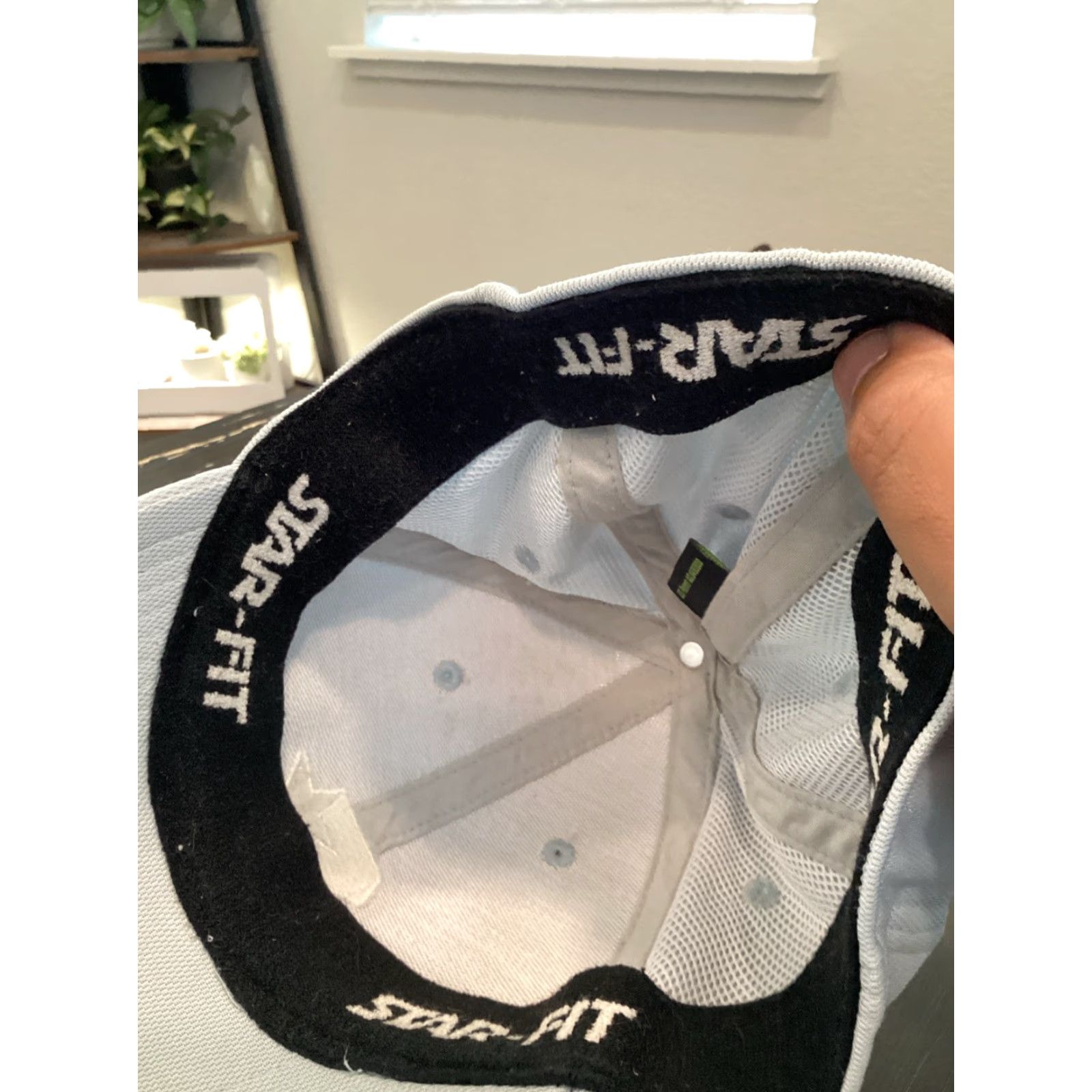 Starter STARTER Hat Cap White Logo One Size Adult Stretch Fitted Baseball Cap Unisex Men's Women's Summer Casual Size ONE SIZE - 7 Thumbnail