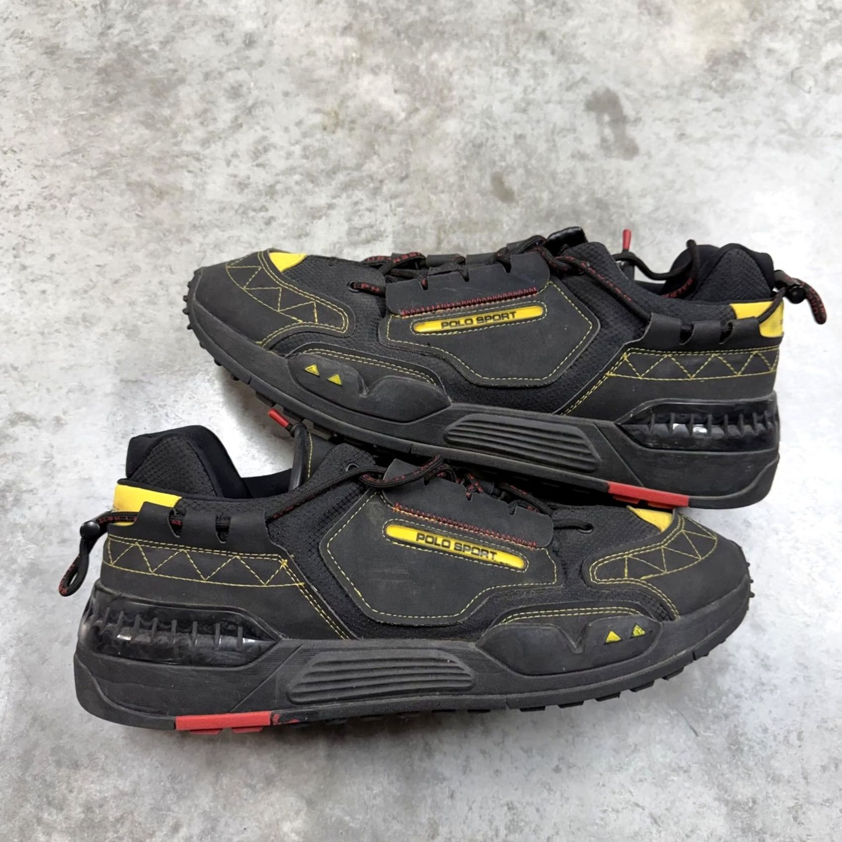 Polo Ralph Lauren Polo Ralph Lauren Polo Sport Shoes Mens 14 Black Yellow Trail PS200-SK-LTL Shoes Mens Size 14 Black Yellow Polo Sport PS200-SK-LTL Size US S / EU 44-46 / 1 - 2 Thumbnail