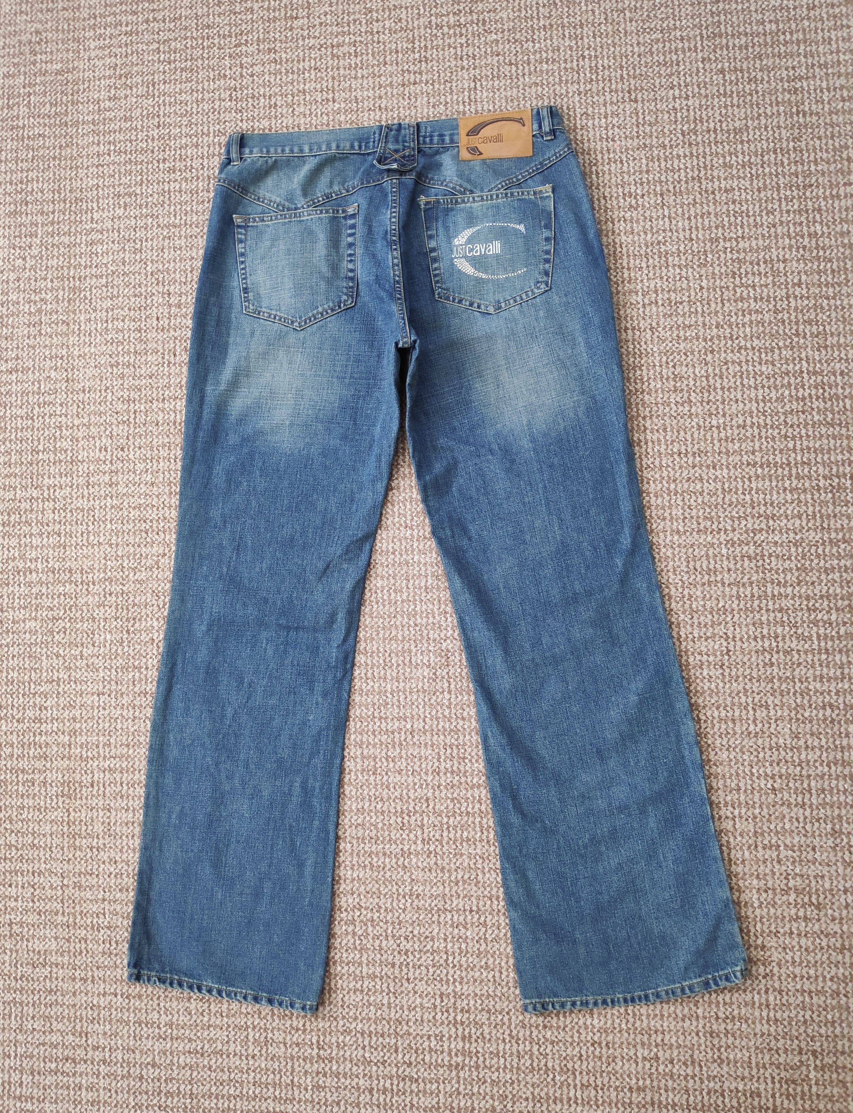 Just Cavalli Vintage Just Cavalli Wide Loose Fit Denim Jeans Big Logo Size US 36 / EU 52 - 7 Thumbnail