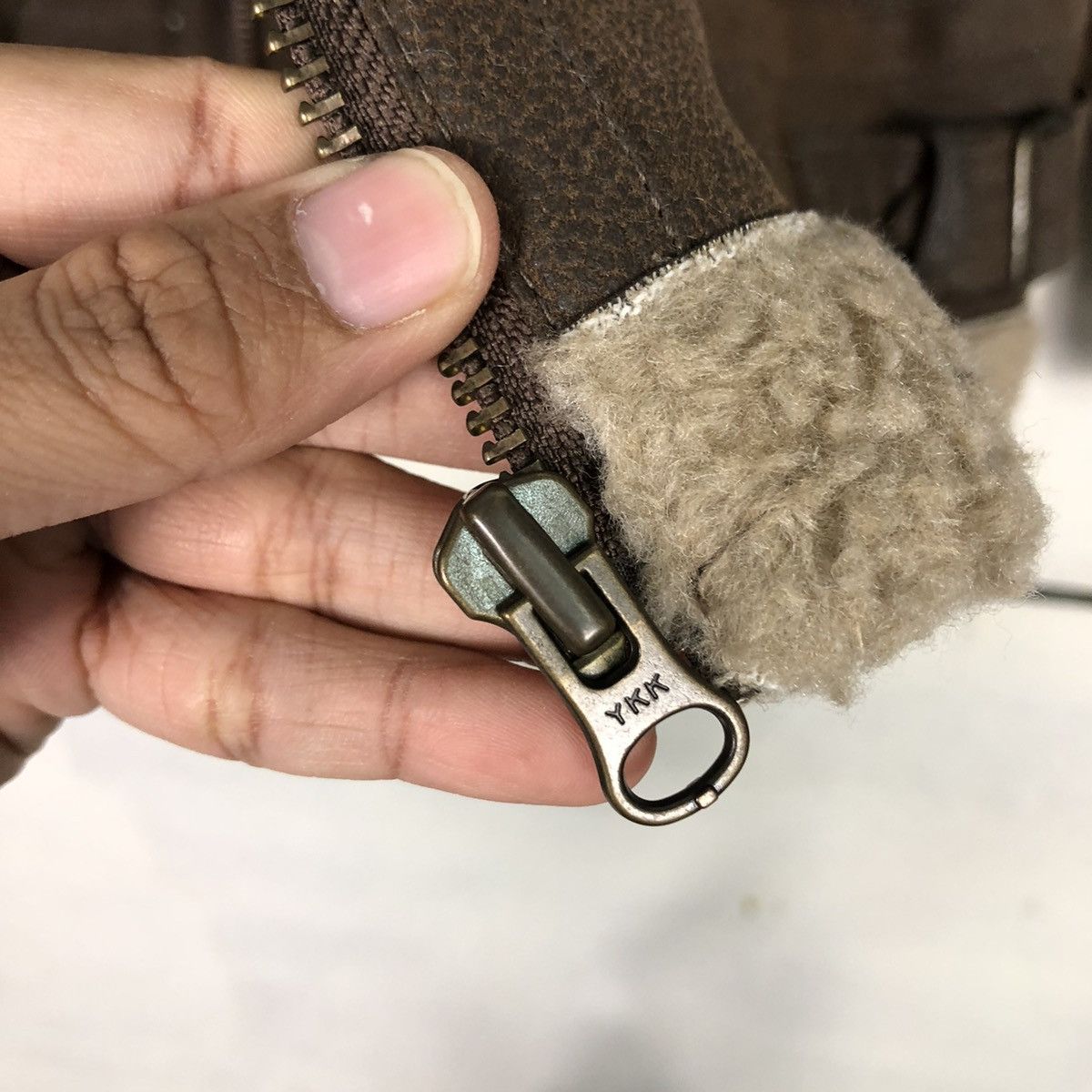 Japanese Brand 📌Vintage Leather Jacket Baffy Shearling Blanket B3 Design Size US M / EU 48-50 / 2 - 18 Thumbnail
