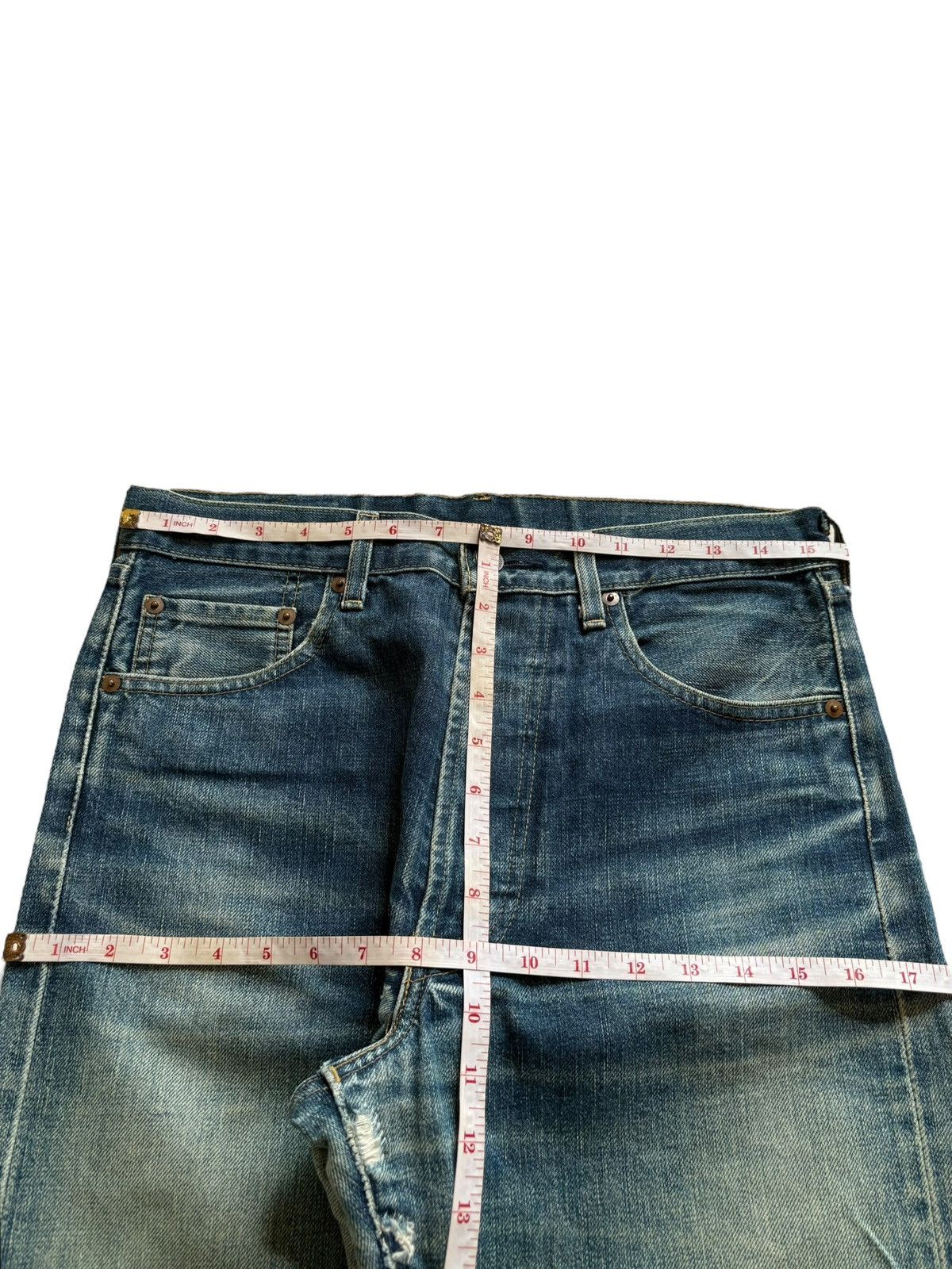 Levi's Vintage 80s Levis 503B XX Big E Selvedge Baggy Jeans Size US 31 - 13 Thumbnail