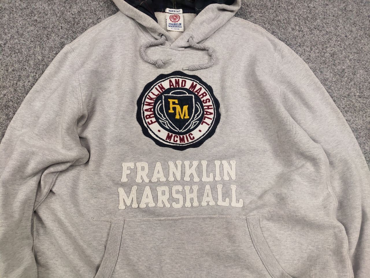 Franklin & Marshall Franklin & Marshall Italy vintage logo distressed Hoodie Size US XL / EU 56 / 4 - 5 Thumbnail
