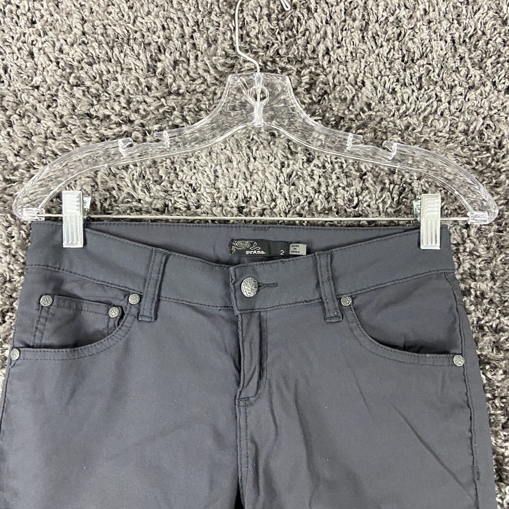 Prana prAna Gray Ankle Pants Women's Regular Size 2 Size 26" / US 2 / IT 38 - 7 Thumbnail