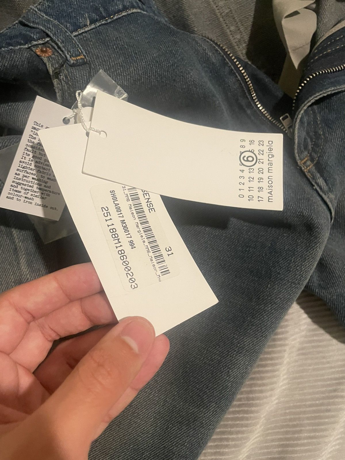 Maison Margiela Mm6 Two tone denim Size US 31 - 11 Thumbnail