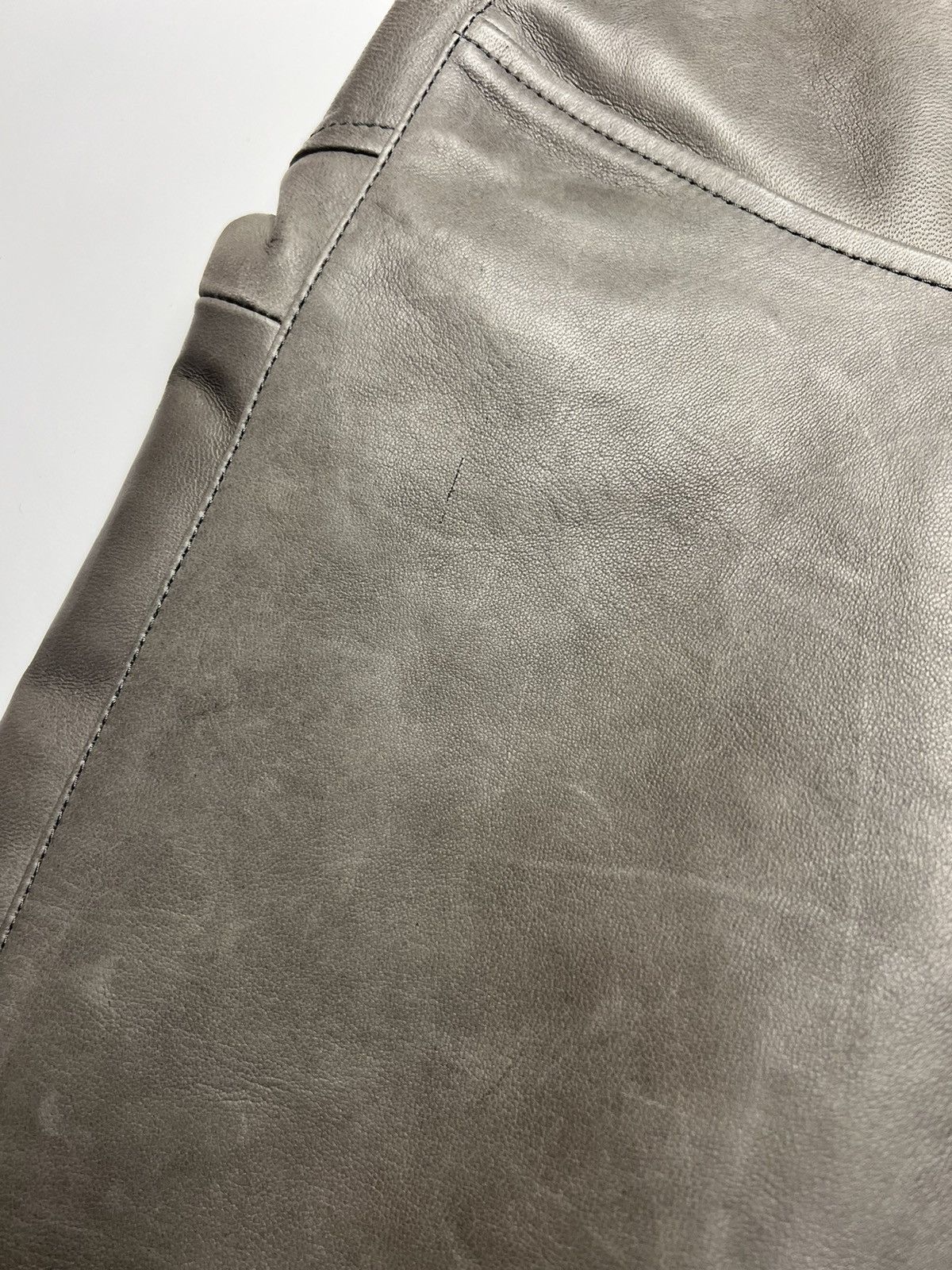 Diesel Leather P-JOSHY Pant with Trompe L' Oeil Effect Size US 31 - 15 Thumbnail
