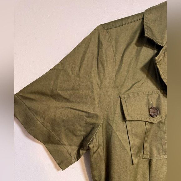 Brooks Brothers Brooks Brothers Green Button-Down Shirt Dress Sz 6 Size M / US 6-8 / IT 42-44 - 8 Thumbnail