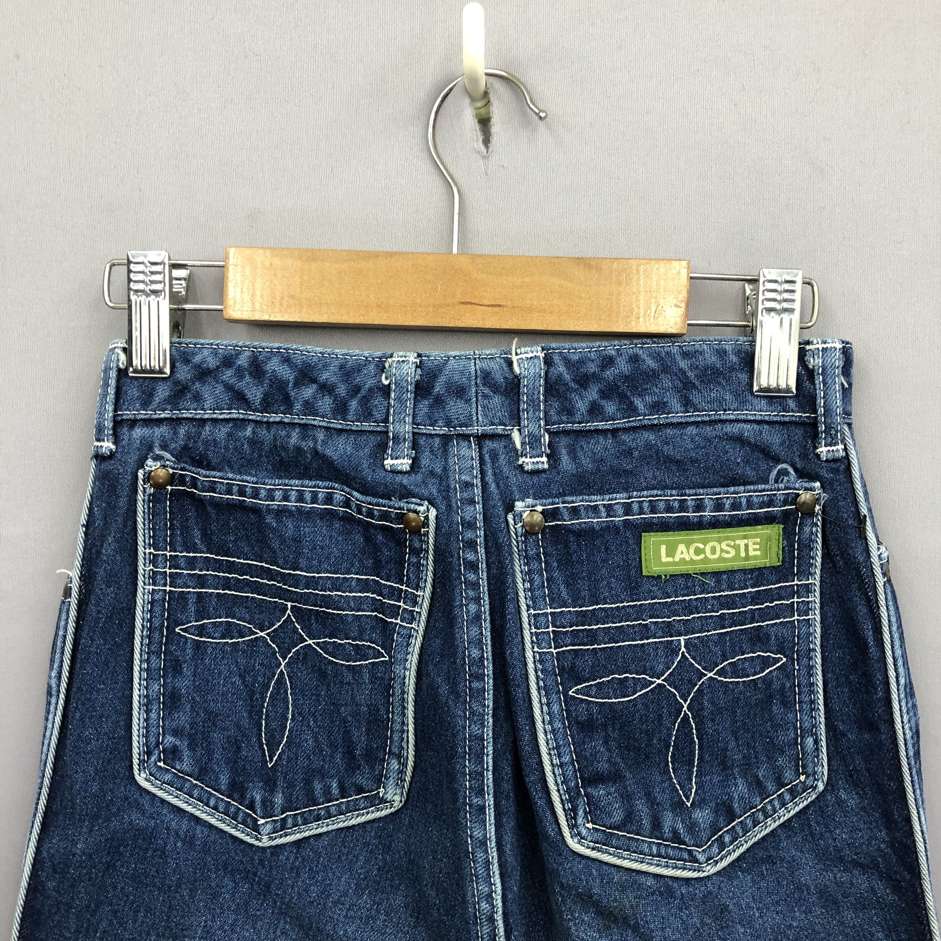 Lacoste Vintage 90s Lacoste Light Wash Jeans Lacoste Faded Denim Size 24" / US 00 / IT 34 - 5 Thumbnail