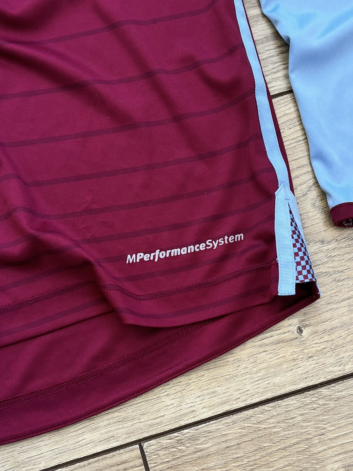 Macron Aston Villa 2014-2015 Home SET Soccer Long Sleeve Jersey Size US M / EU 48-50 / 2 - 14 Thumbnail