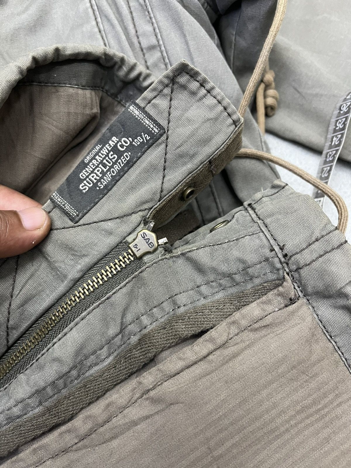 Japanese Brand SURPLUS SEMINARY GORPCORE JACKET HIDDEN HOODIE Size US L / EU 52-54 / 3 - 12 Thumbnail
