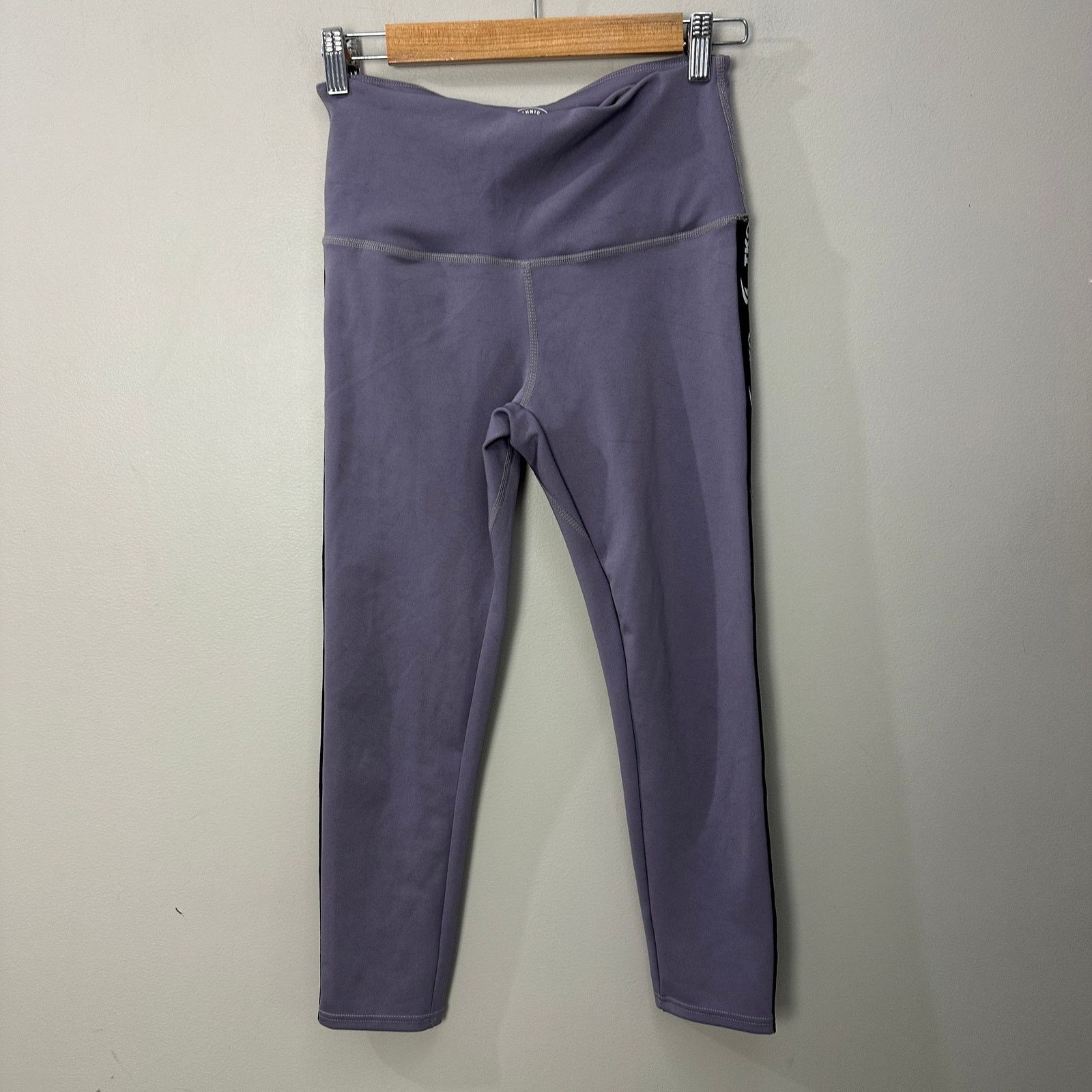 Other Technical Knockout TKO M Purple Leggings Tuxedo Stripe Size 26" / US 2 / IT 38 - 4 Thumbnail