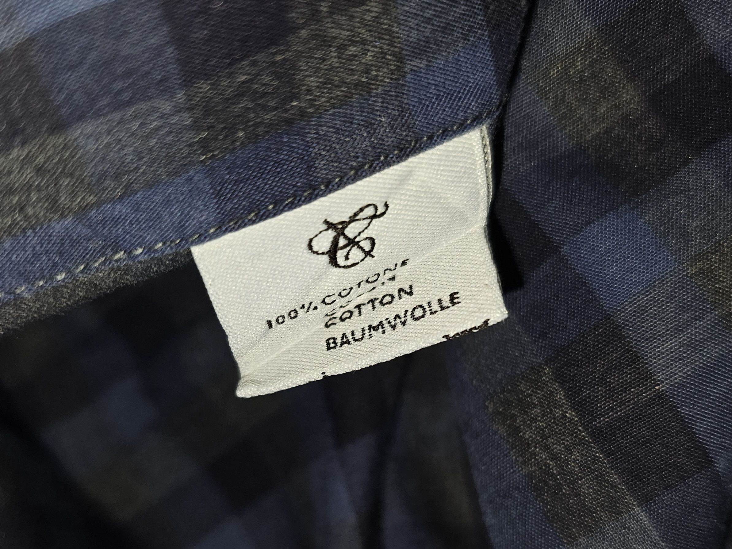 Canali Canali Blue Checkered Patterned Button up (MSRP ~$300) Size US L / EU 52-54 / 3 - 3 Thumbnail