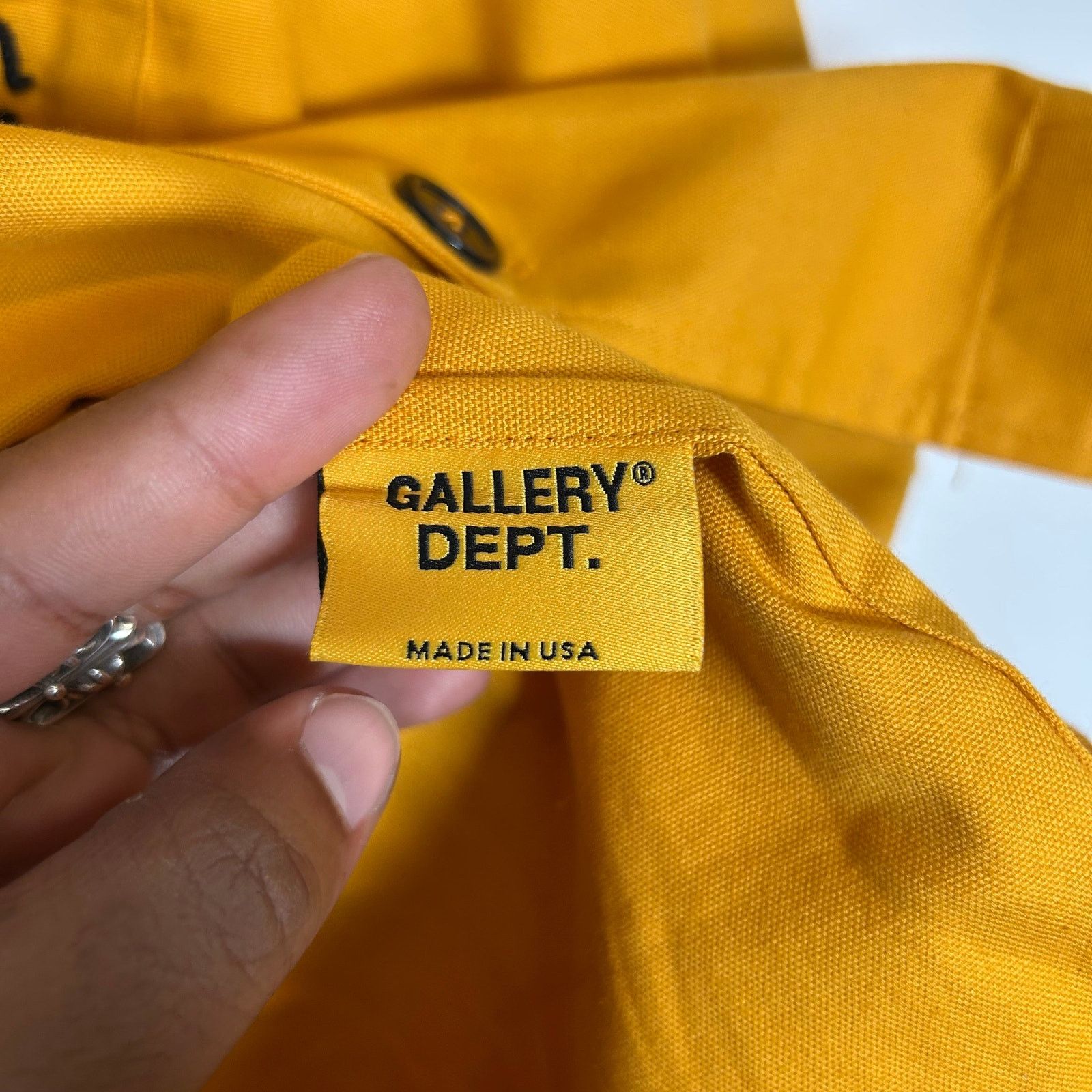 Gallery Dept. Gallery Dept Yellow Atelier Work Shirt Size XXL Size US XXL / EU 58 / 5 - 4 Thumbnail