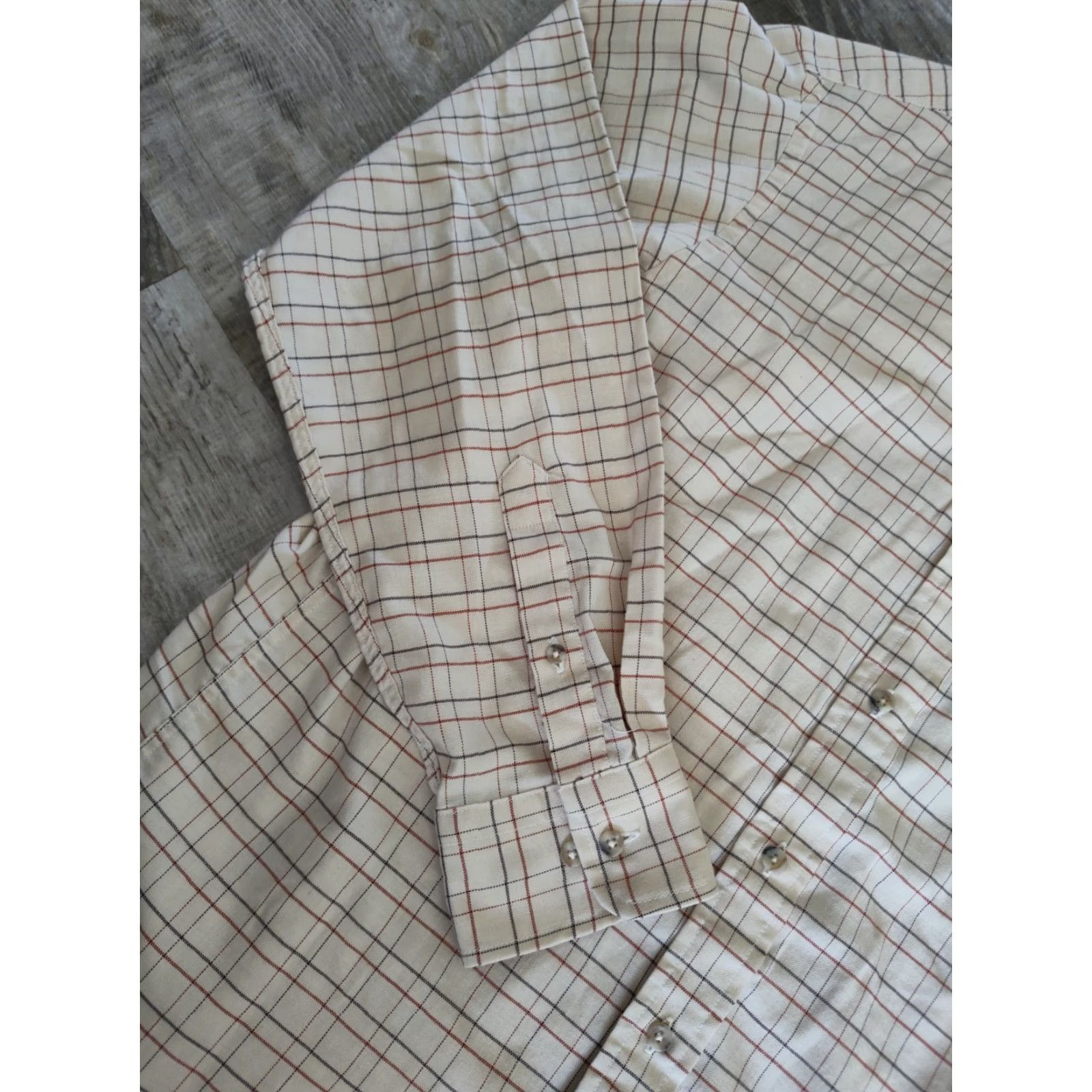 Vintage Vintage 60s 70s Arnie Button Up Plaid Shirt USA Made Mens L Single Needle Tailoring Button-Up Collared Shirt USA Made Size US L / EU 52-54 / 3 - 4 Thumbnail