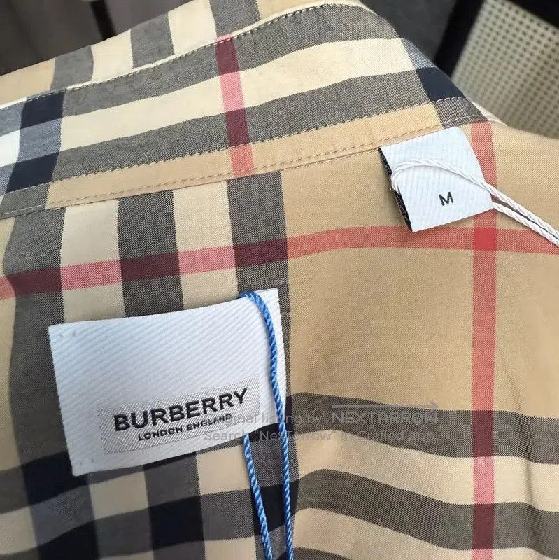 Burberry Burberry Women's Khaki Cotton Shirt. Size M / US 6-8 / IT 42-44 - 3 Thumbnail
