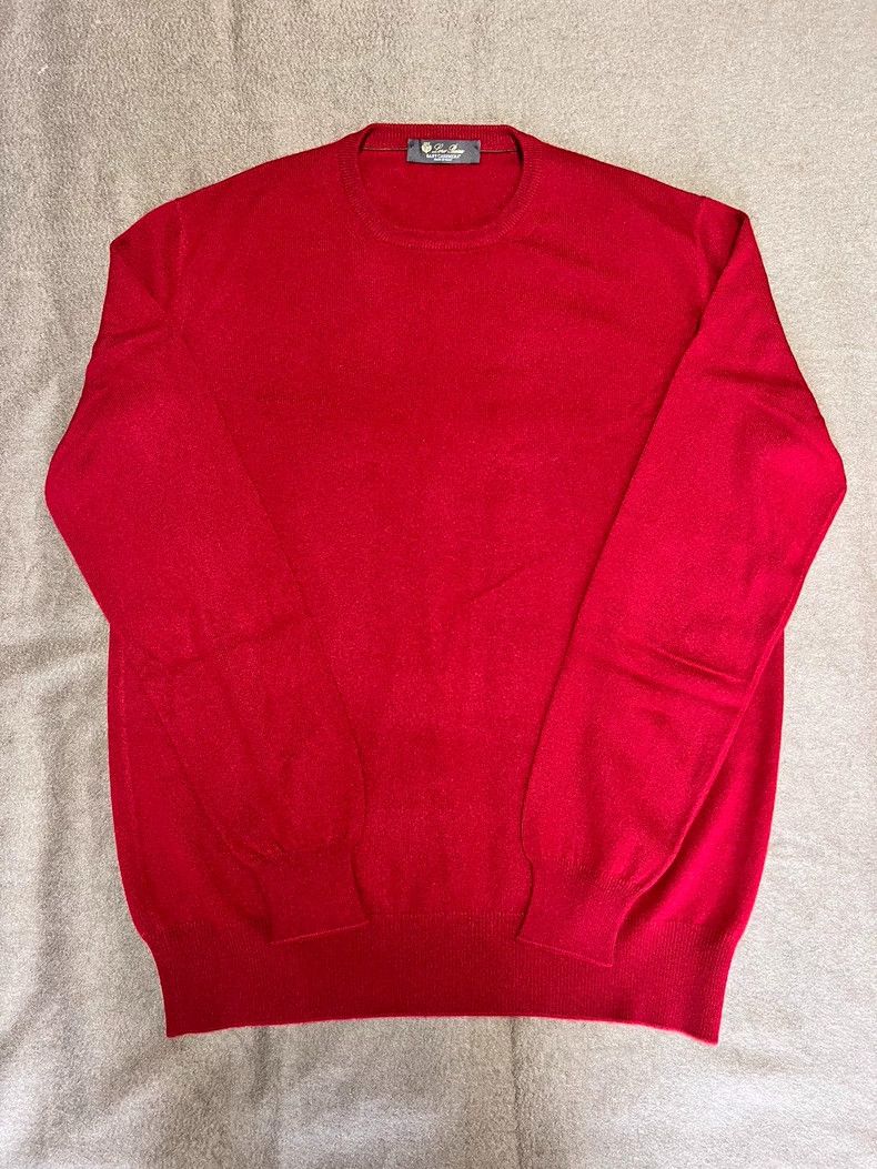 LORO PIANA Men's cashmere knit sweater