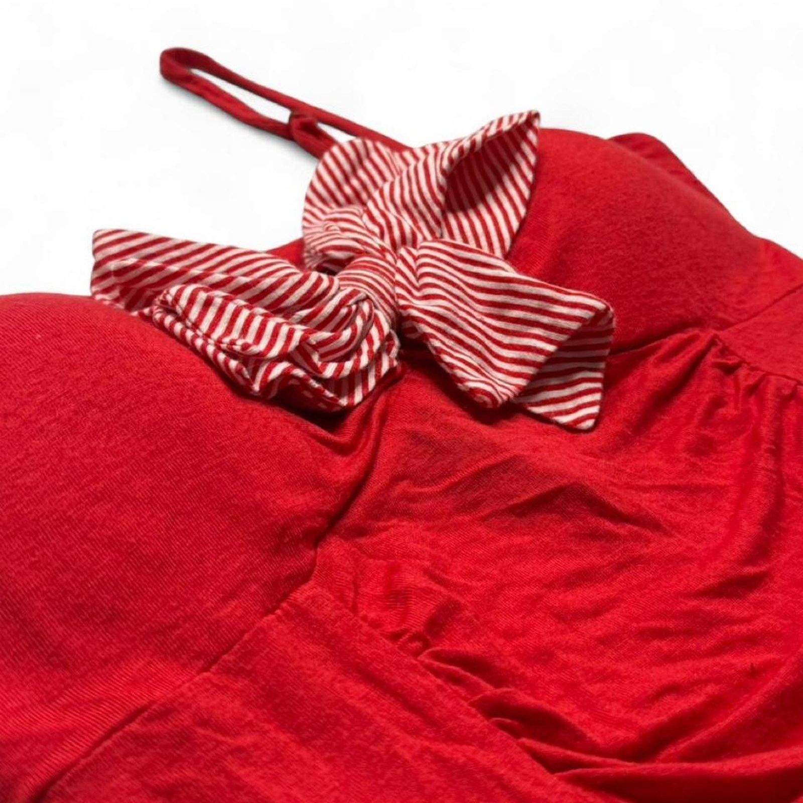 Other Charlotte Russe Y2K Cherry Red Fitted Tank Bow Detail Size M Size M / US 6-8 / IT 42-44 - 5 Thumbnail