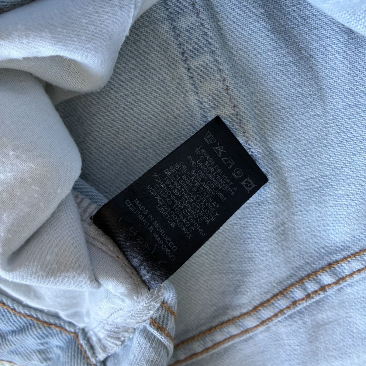Isabel Marant Etoile Isabel Marant High-Waisted Wide Leg Light Blue Washed Jeans Size 34" / US 12 / IT 48 - 9 Thumbnail