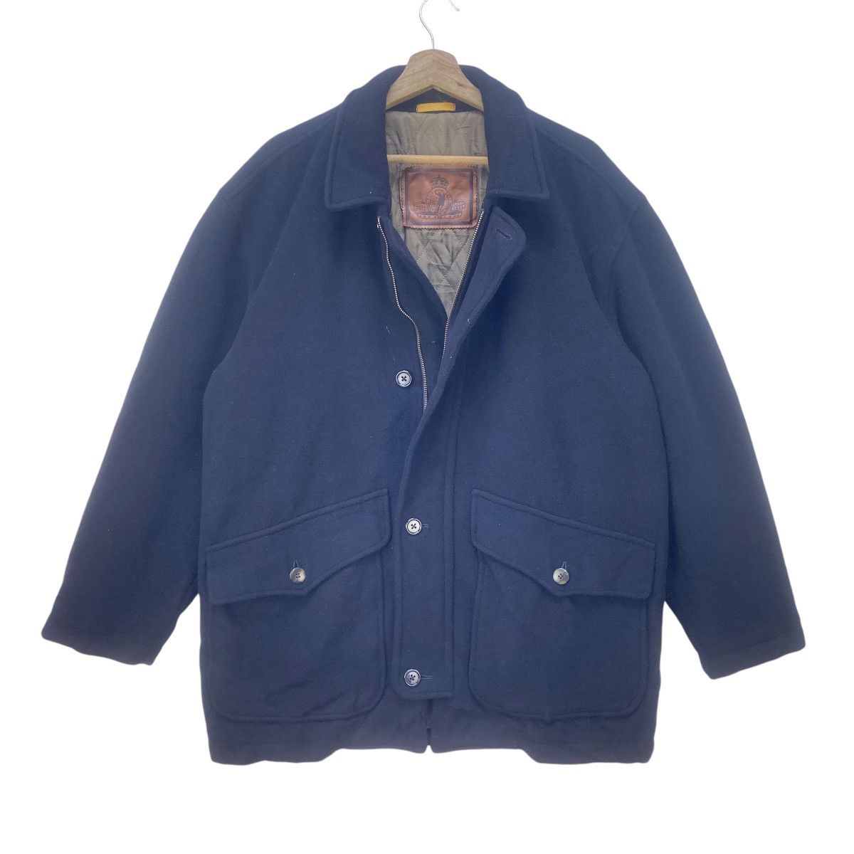 Beverly Hills Polo Club × Vintage Vintage Polo Club American Classics Wool Heavy Coat Size US L / EU 52-54 / 3 - 6 Thumbnail