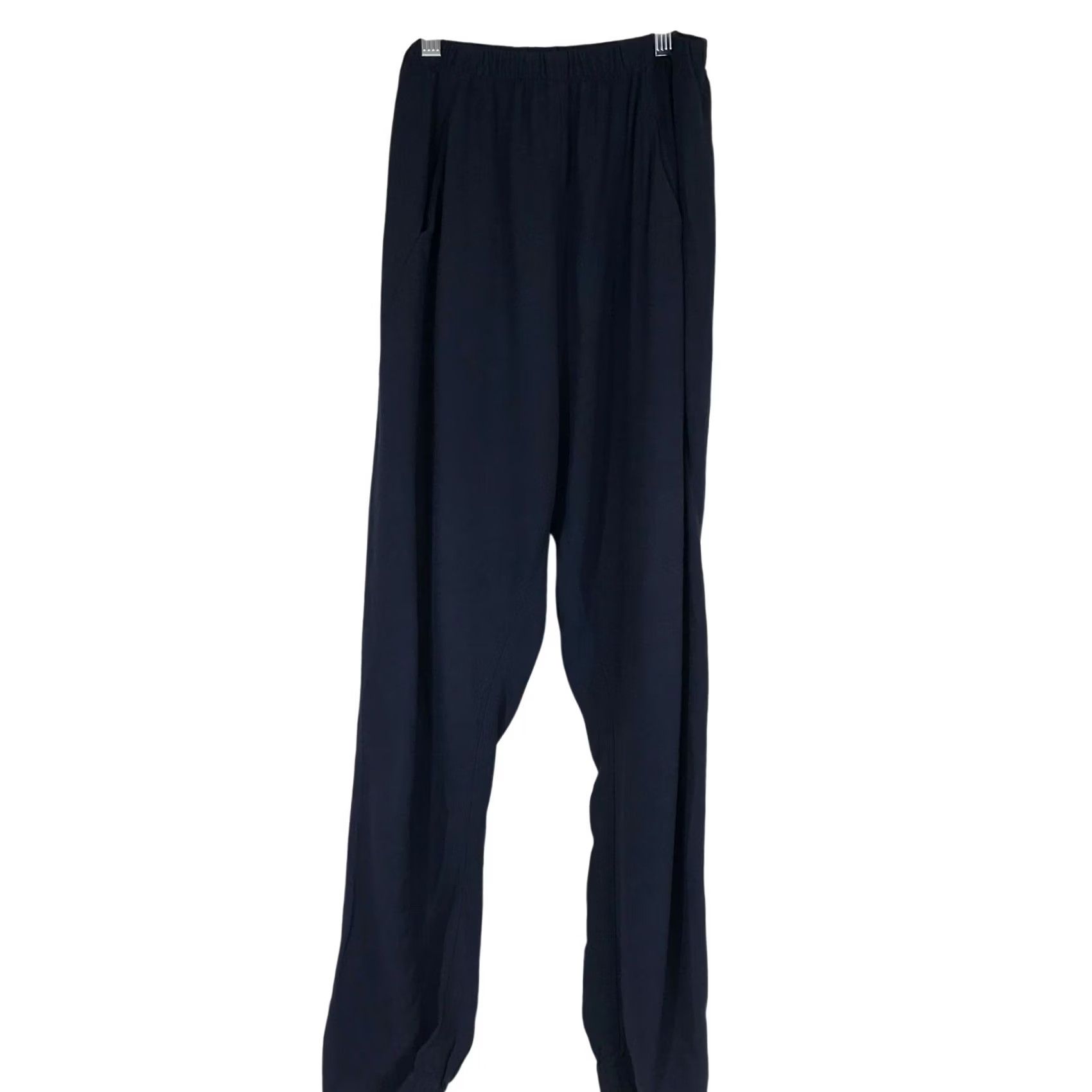 Vintage ZERO + MARIA CORNEJO - WOMEN'S 6 - NAVY ELASTIC WAIST JOGGER PANTS W/ POCKETS Size 28" / US 6 / IT 42 - 2 Thumbnail